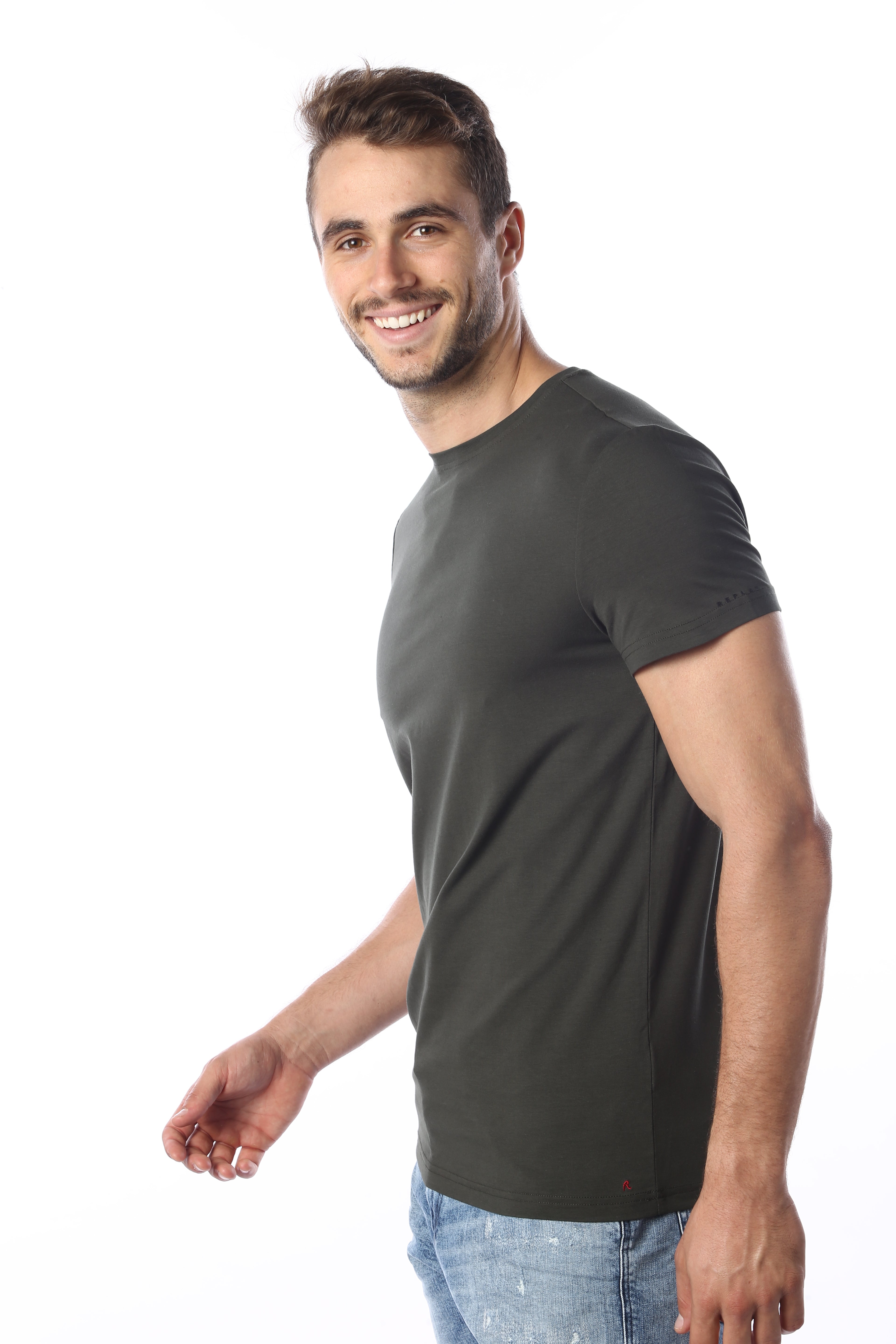 טי שירט ריפליי לייקרה בצבע ירוק