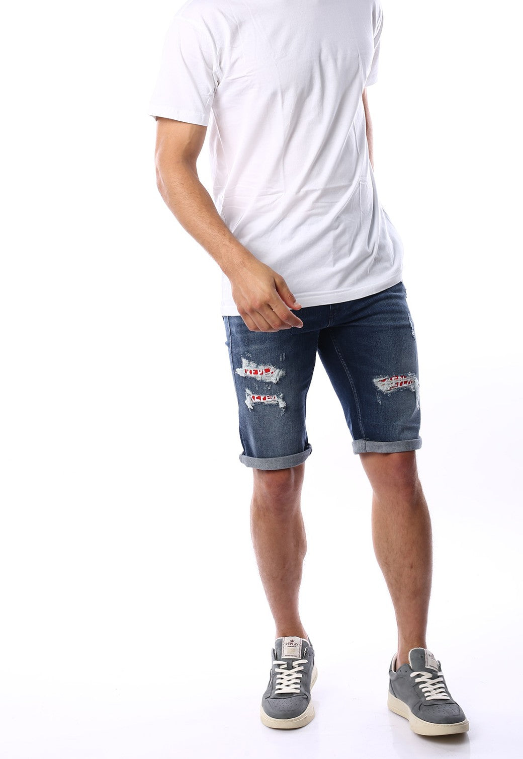 טי שירט ריפליי V לייקרה זית