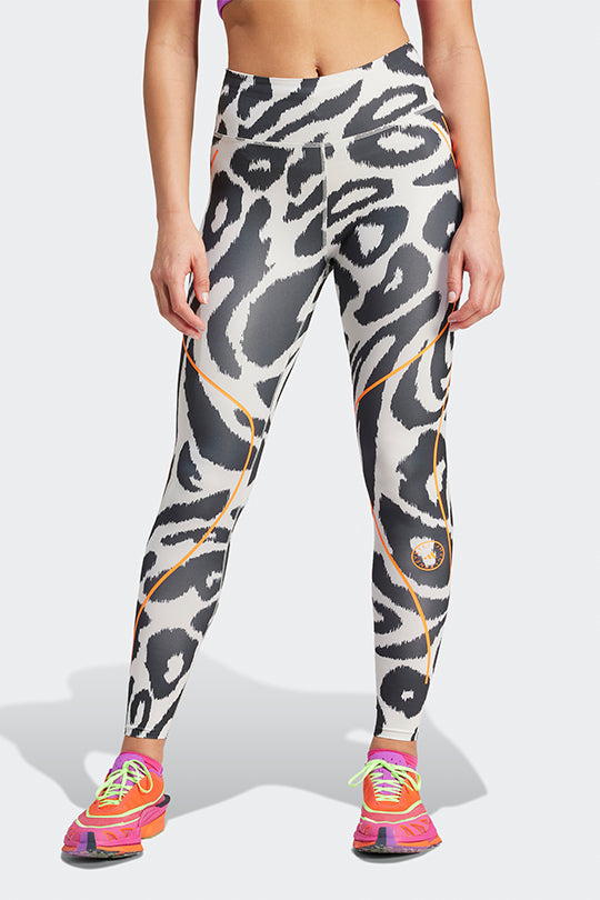 טייץ ארוך עם הדפס Asmc Tpa בצבע לבן/שחור