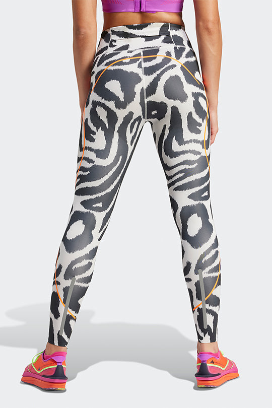 טייץ ארוך עם הדפס Asmc Tpa בצבע לבן/שחור