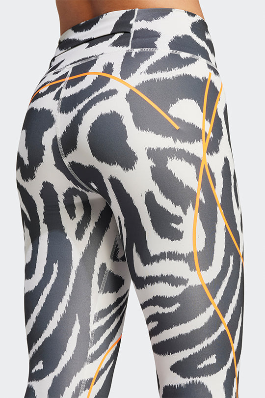 טייץ ארוך עם הדפס Asmc Tpa בצבע לבן/שחור