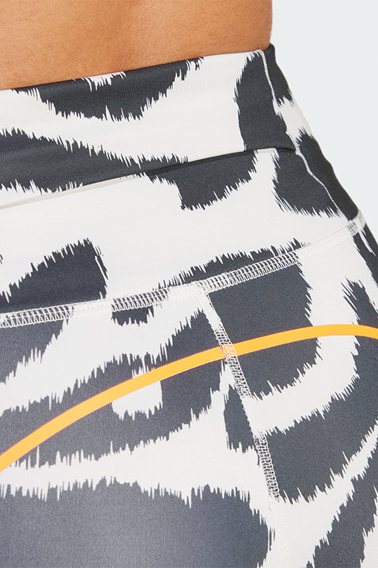 טייץ ארוך עם הדפס Asmc Tpa בצבע לבן/שחור