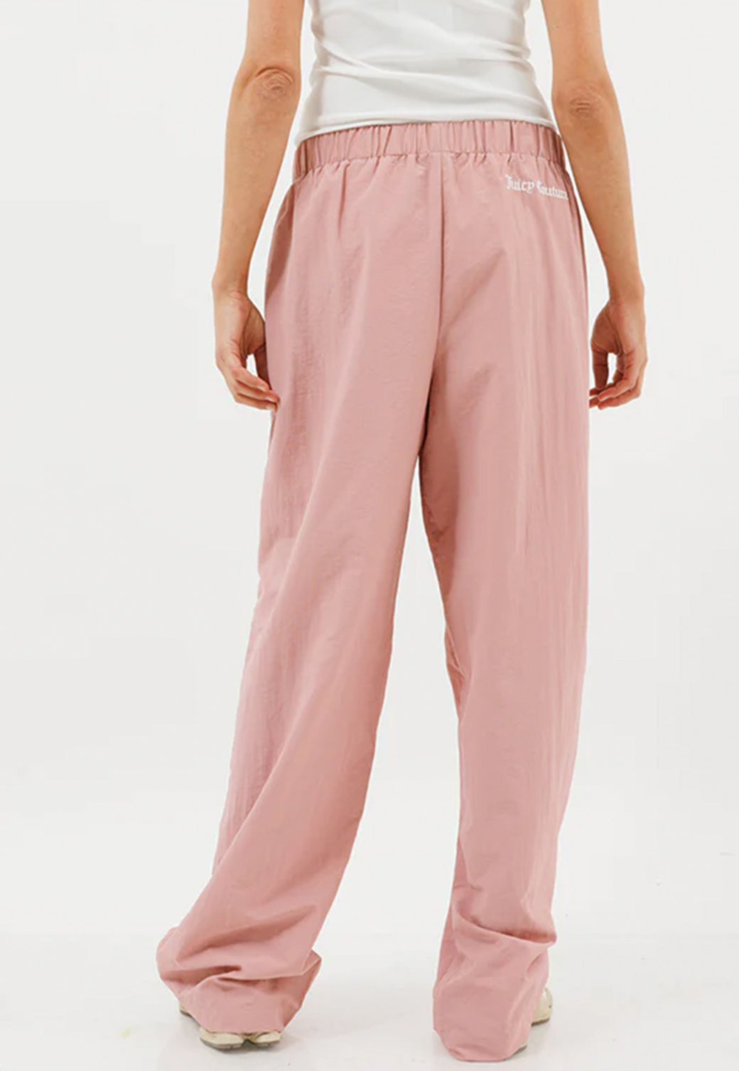 מכנסי ניילון Juicy Couture בצבע ורוד