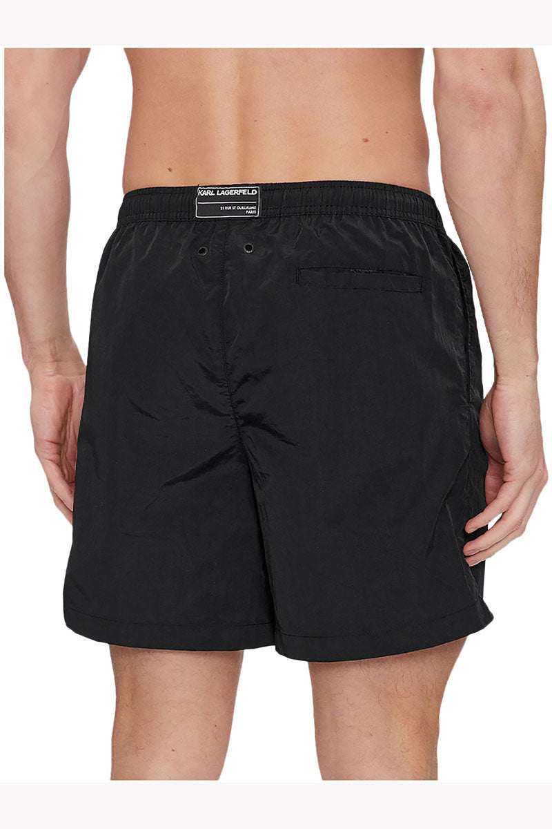 K INITIAL MEDIUM BOARDSHORTS 240M2202 BLACK 999