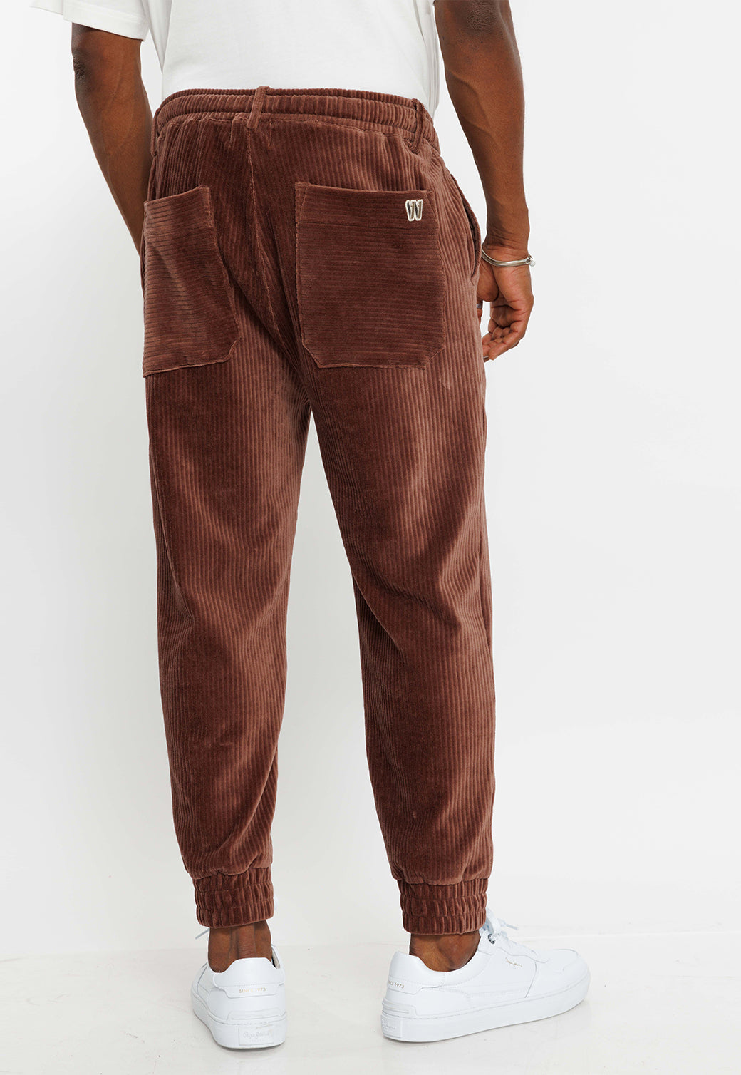 מכנסי קורדרוי NIZA בצבע חום