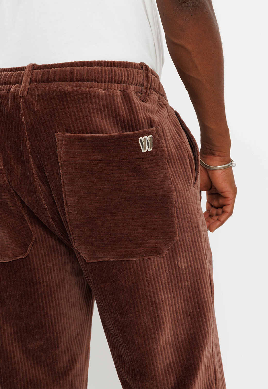 מכנסי קורדרוי NIZA בצבע חום