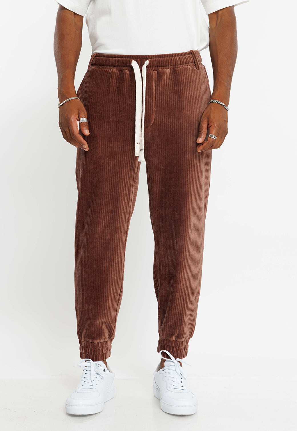 מכנסי קורדרוי NIZA בצבע חום