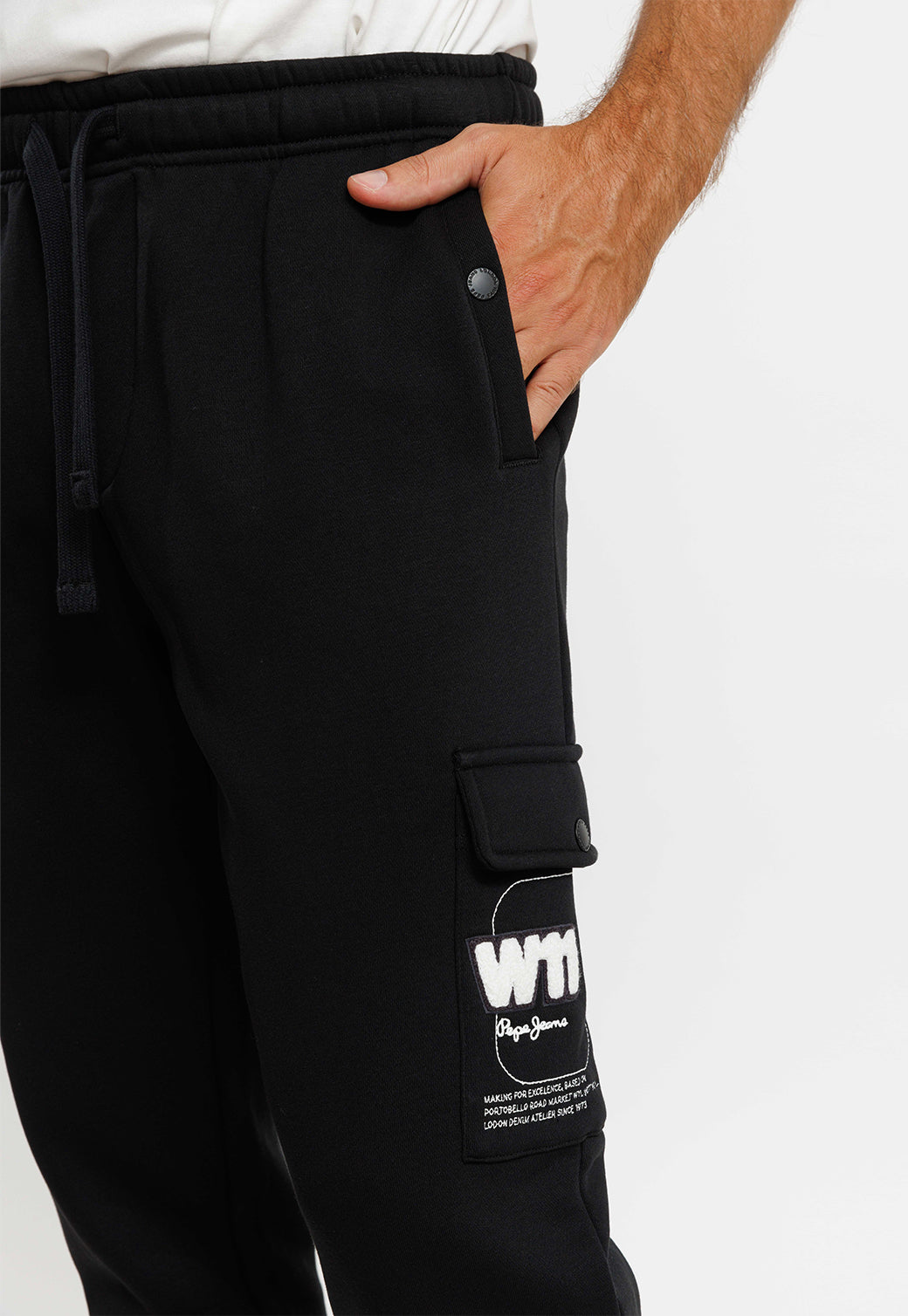 מכנסי דגמ"ח MACAU בצבע שחור