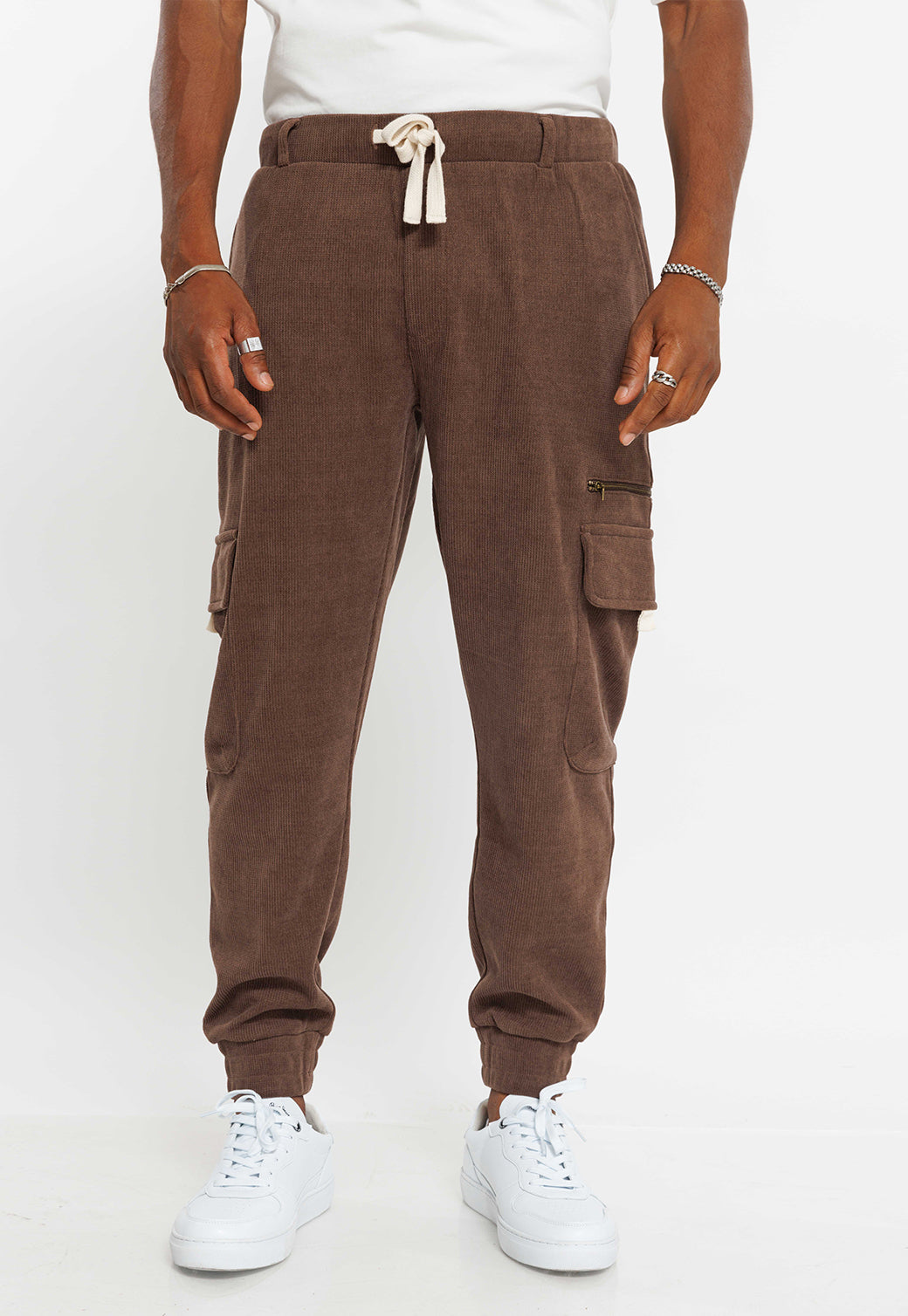 מכנסי קורדרוי דגמ"ח UTILA בצבע קאמל בז'