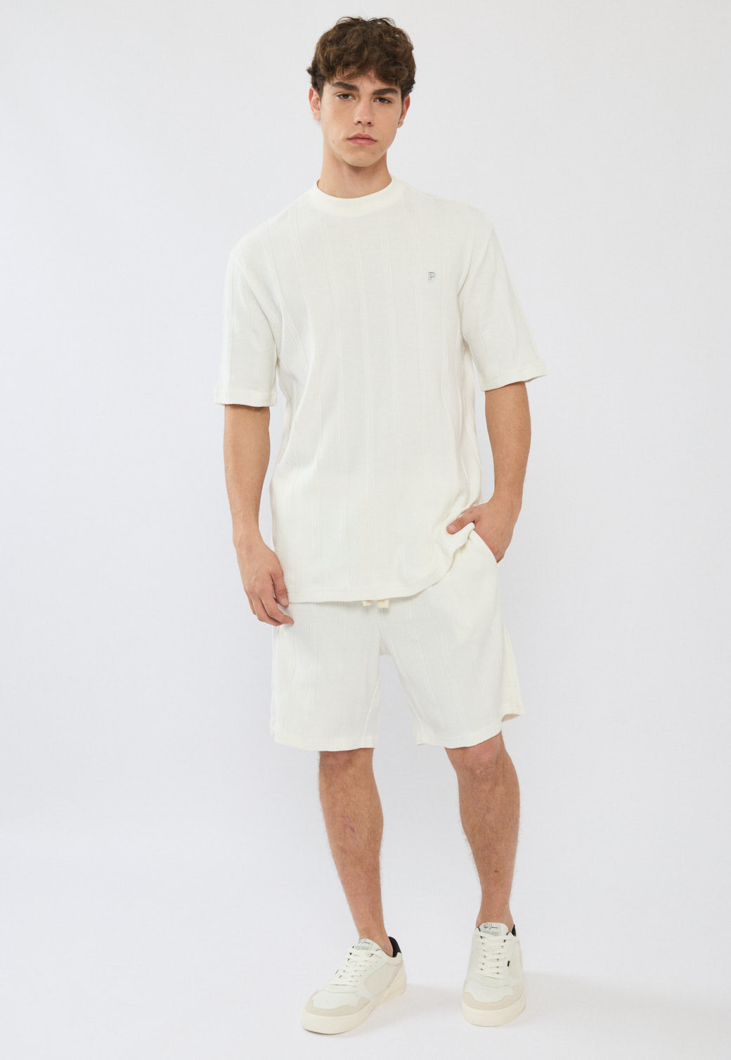 PILA SS T SHIRT PM2300020 818CREAM WHITE