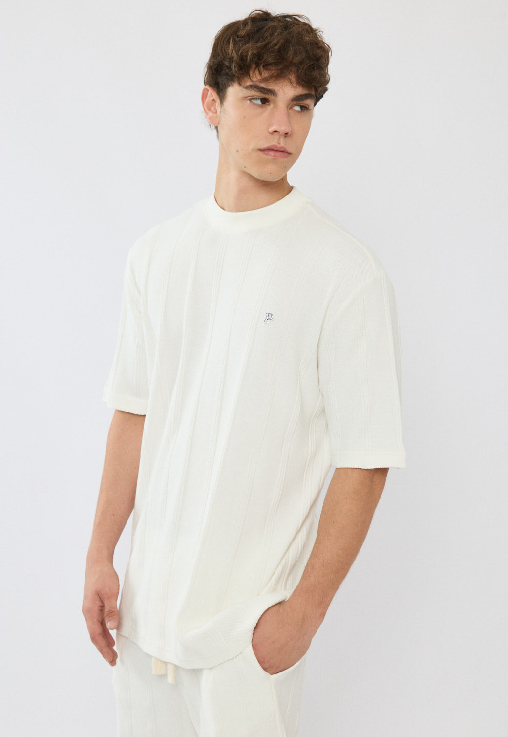 PILA SS T SHIRT PM2300020 818CREAM WHITE