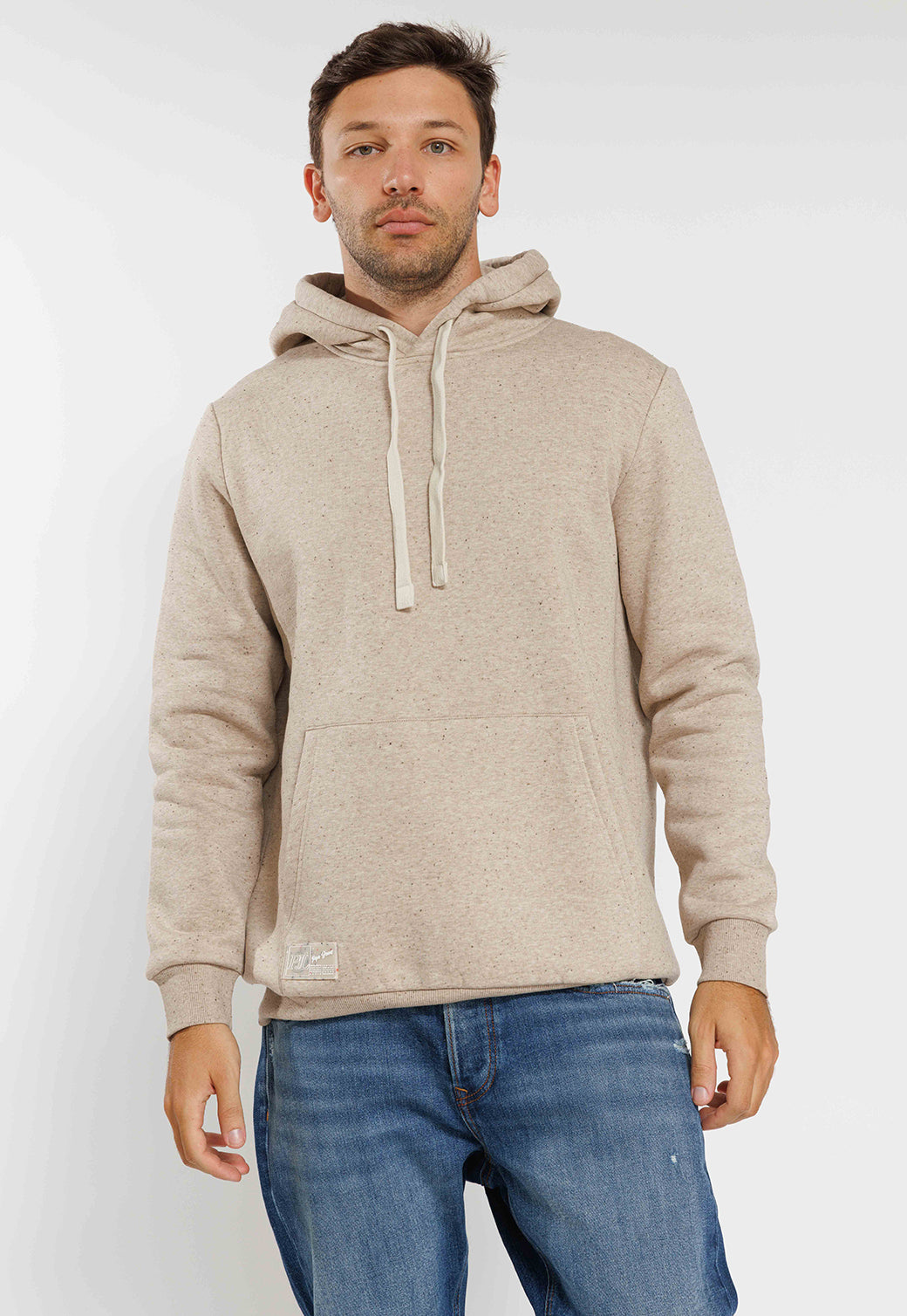 קפוצ'ון לגברים בצבע חום בהיר