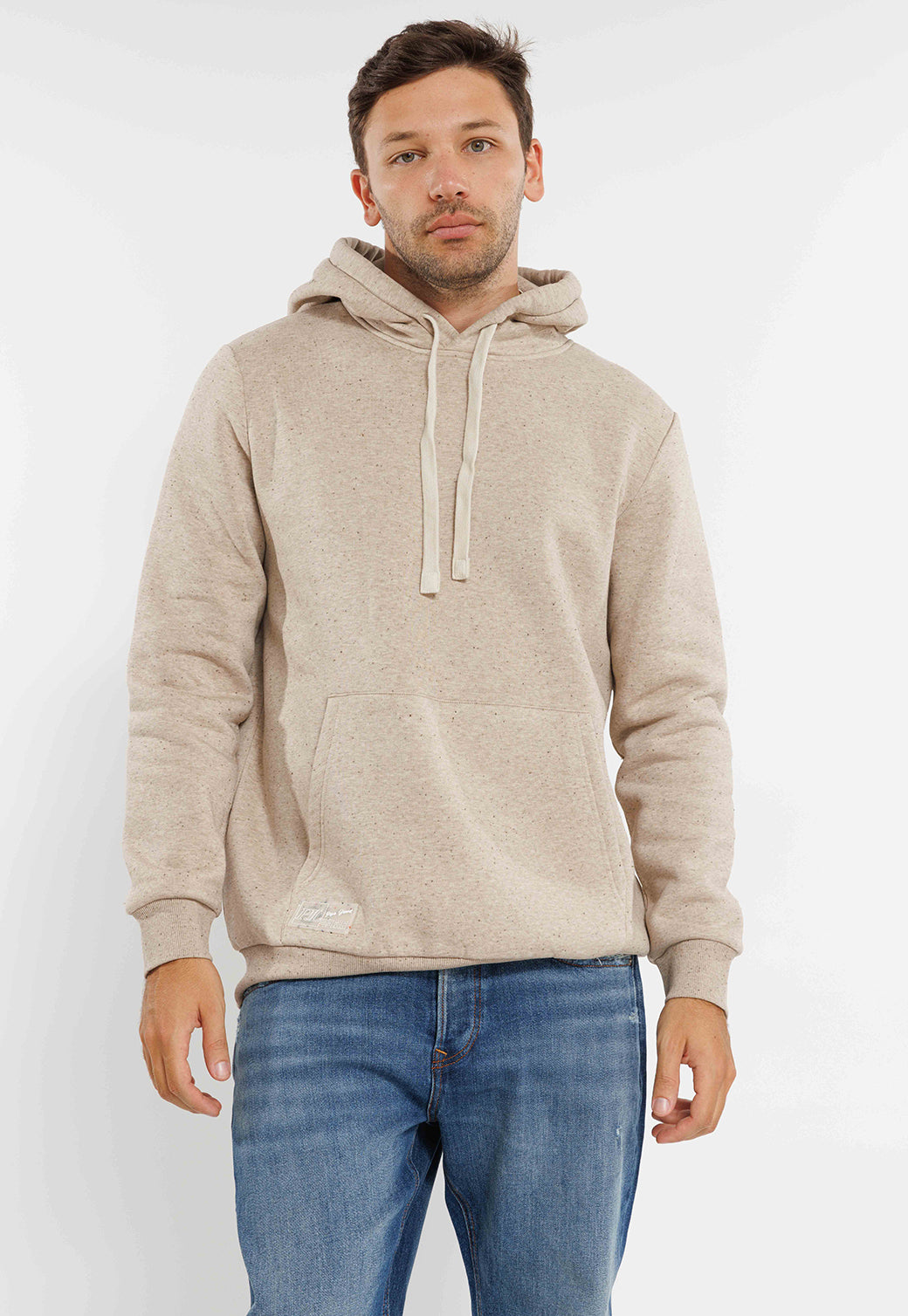 קפוצ'ון לגברים בצבע חום בהיר