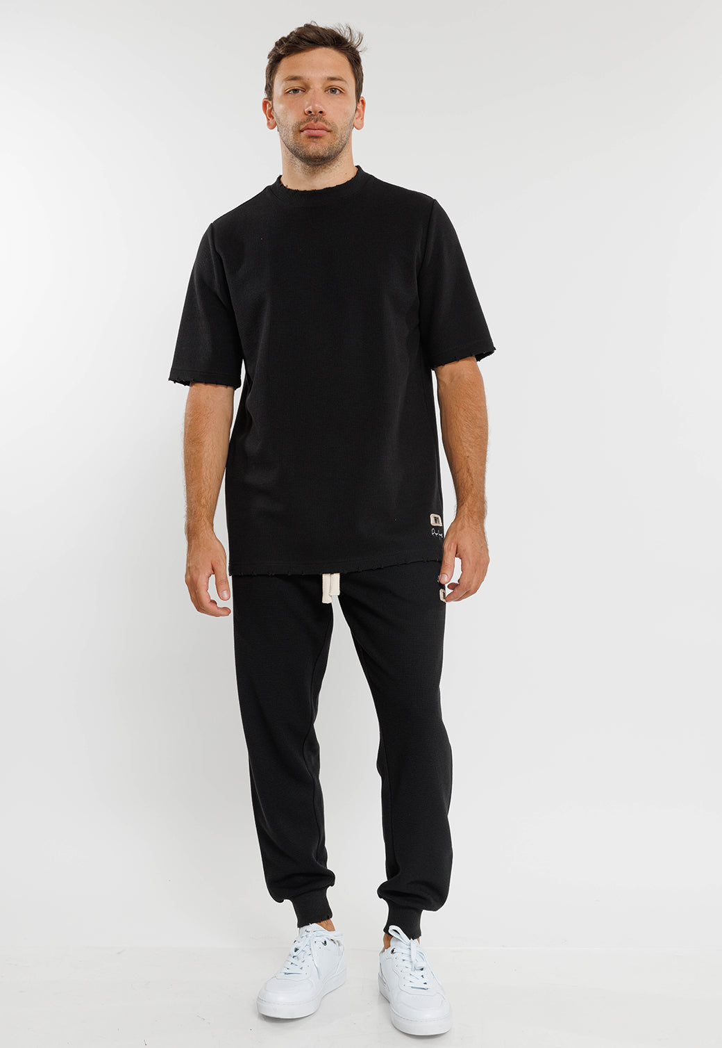 מכנסי ג׳וגר BERTO בצבע שחור