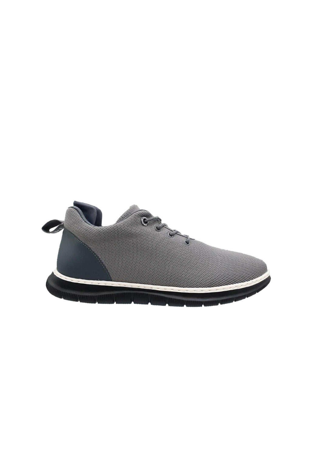 סניקרס סריגה KIU של Pepe Jeans לגברים בצבע אפור עם שרוכים