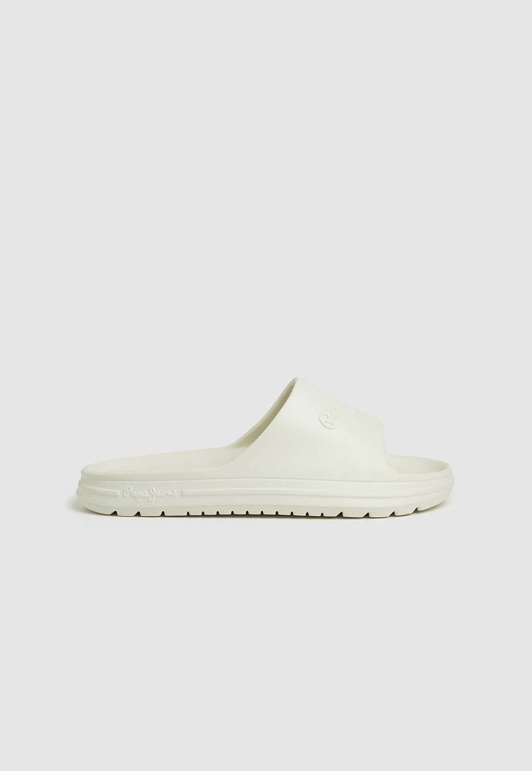 כפכפי סלייד לבנים לגברים של Pepe Jeans