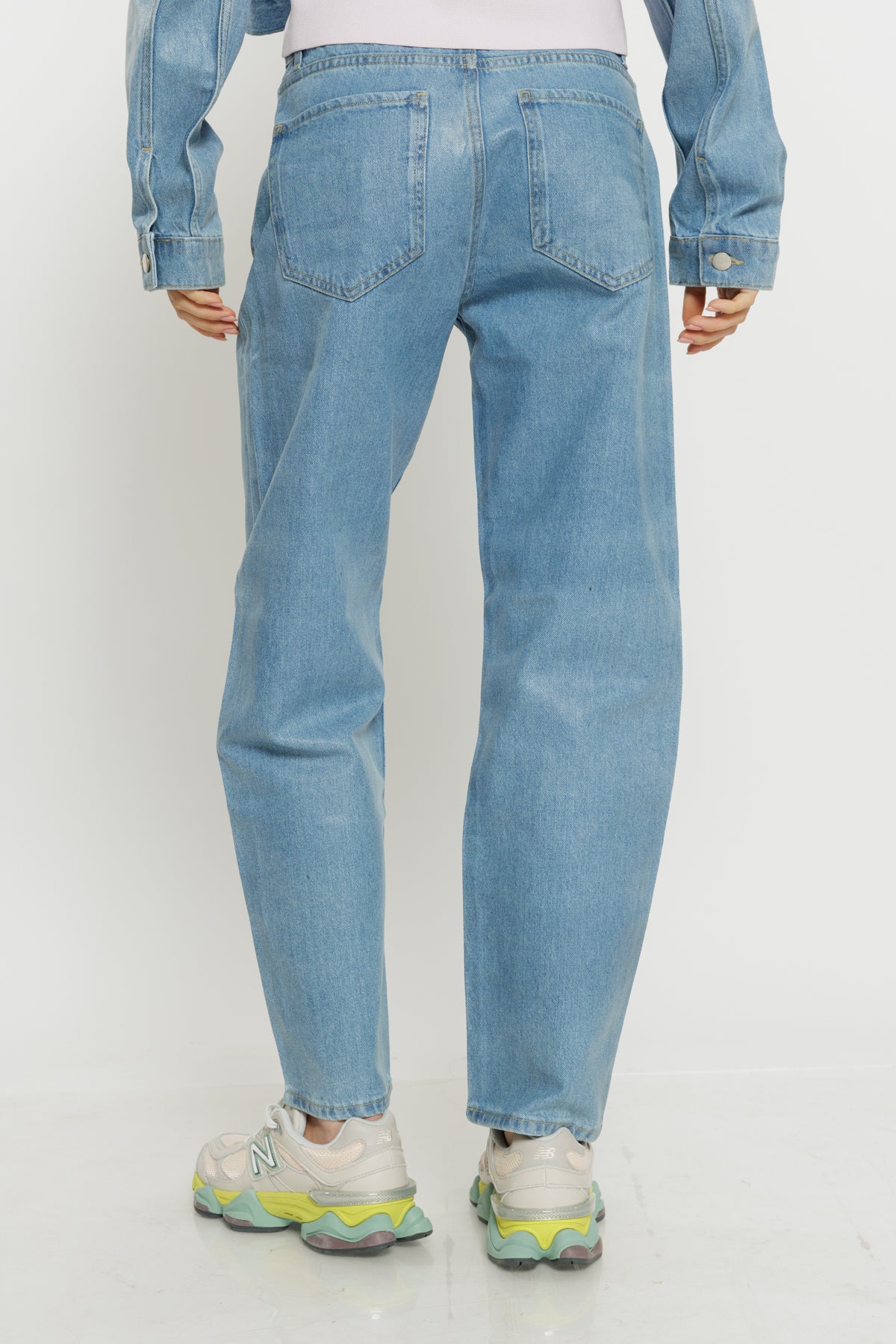 ג׳ינס PRATO בצבע כחול משופשף