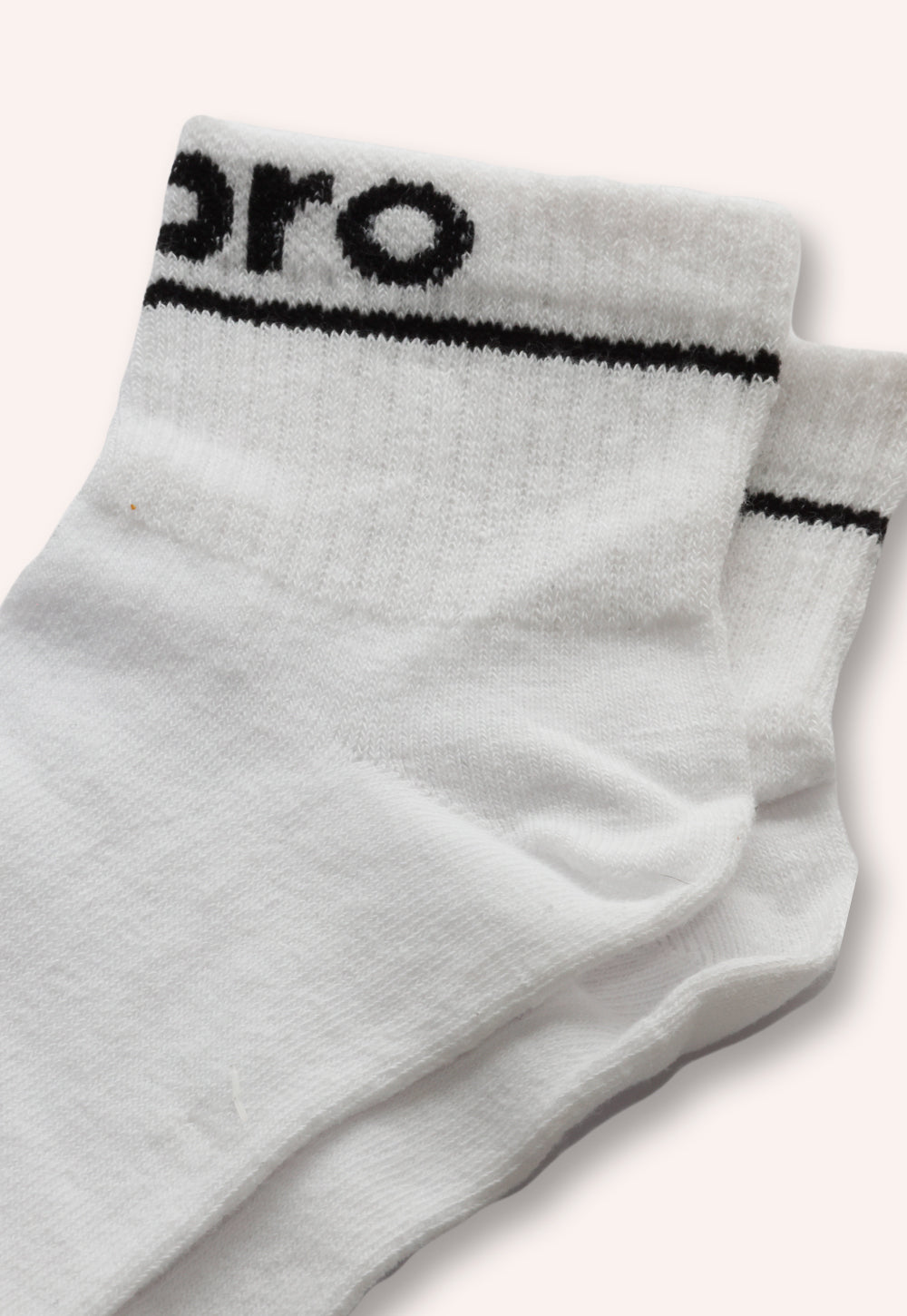 מארז 3 זוגות גרביים רבע אורך לנוער בצבע לבן – מידה 35–41
