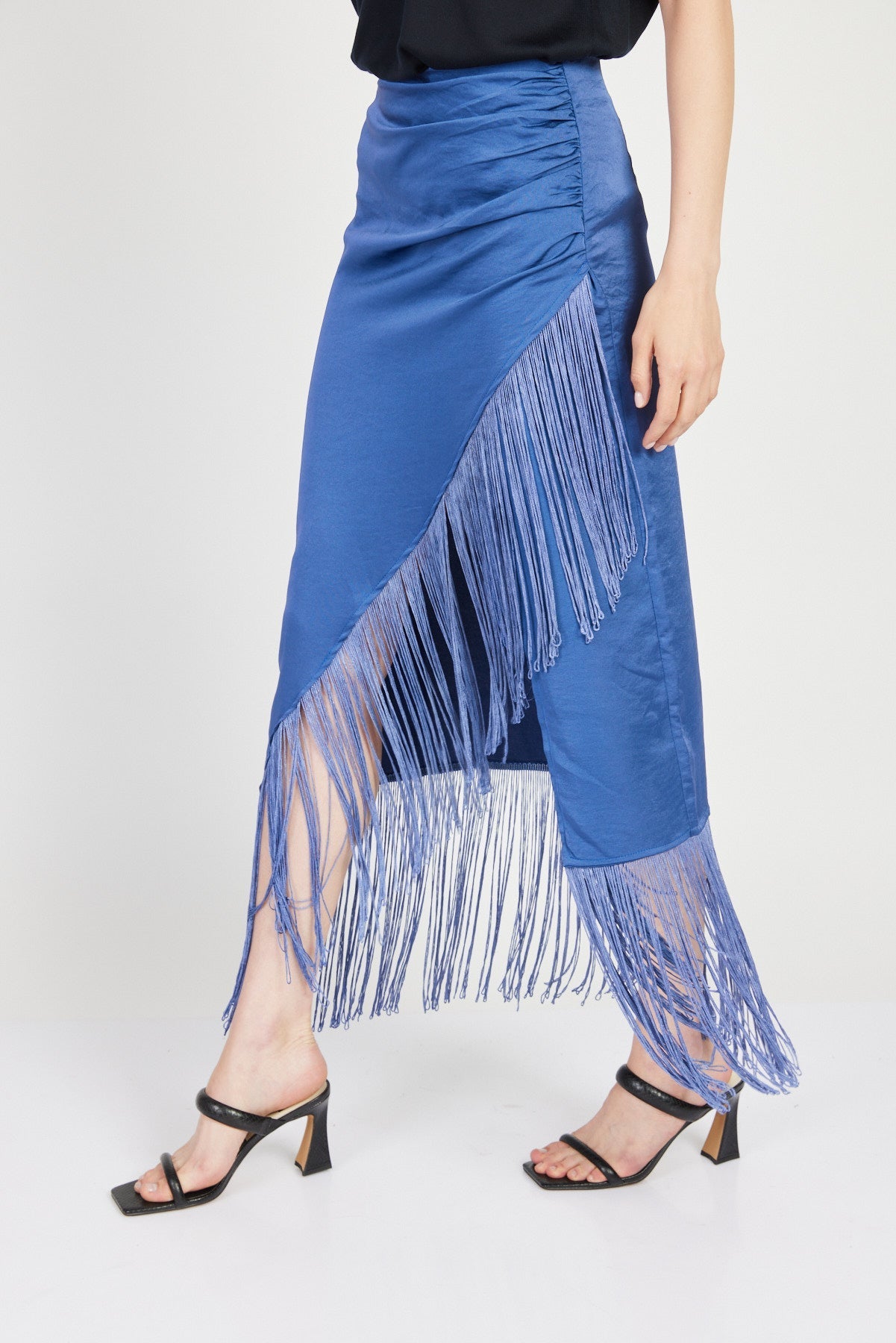 חצאית פראו פרנזים בצבע כחול