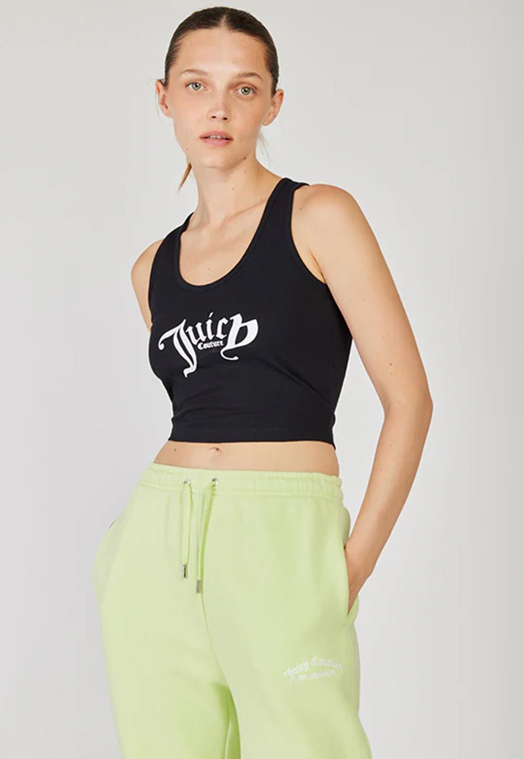 גופיית קרופ CHRISHELL בצבע שחור - Juicy Couture