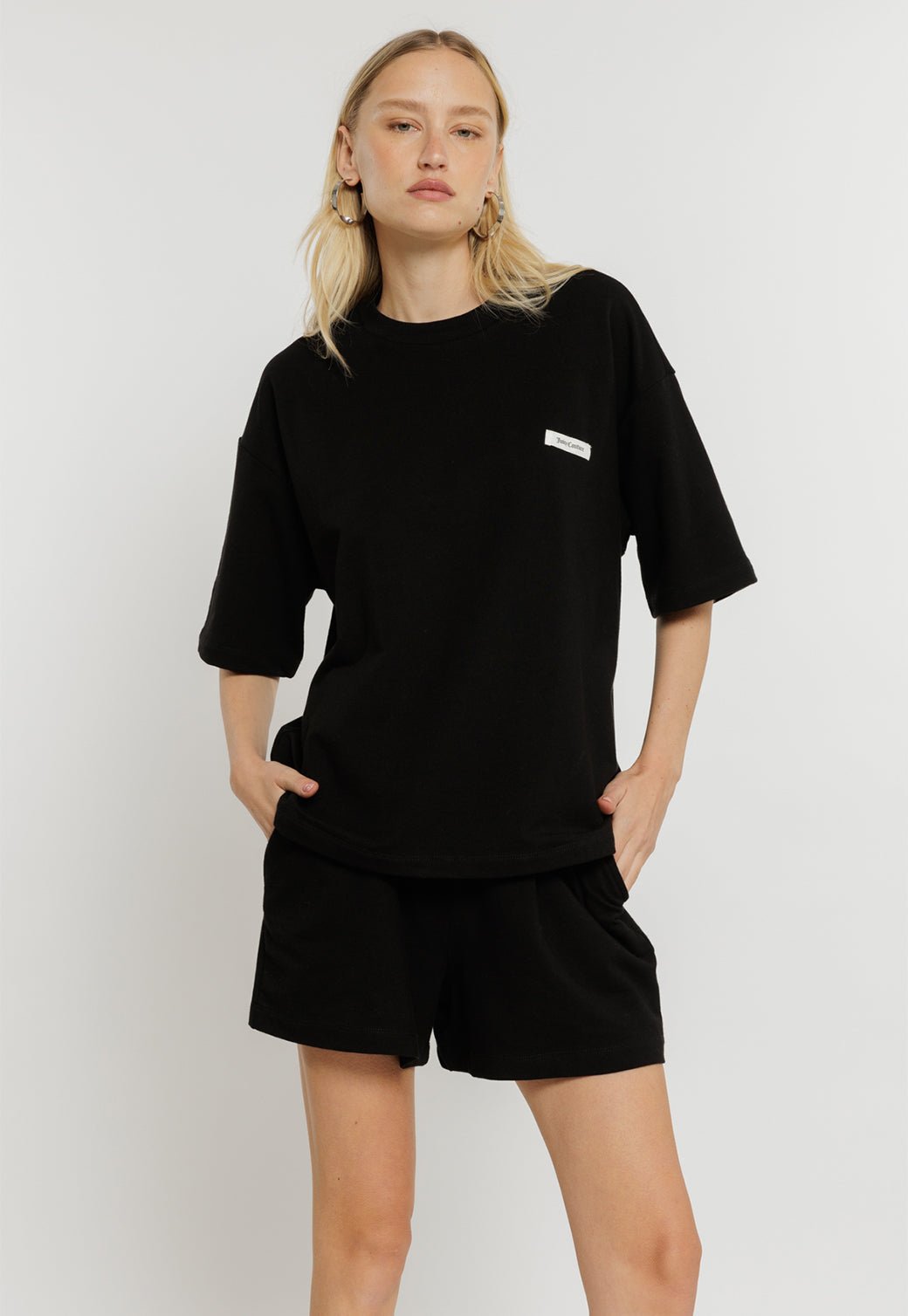 טי שירט בוקסי Poppy נשים - Juicy Couture