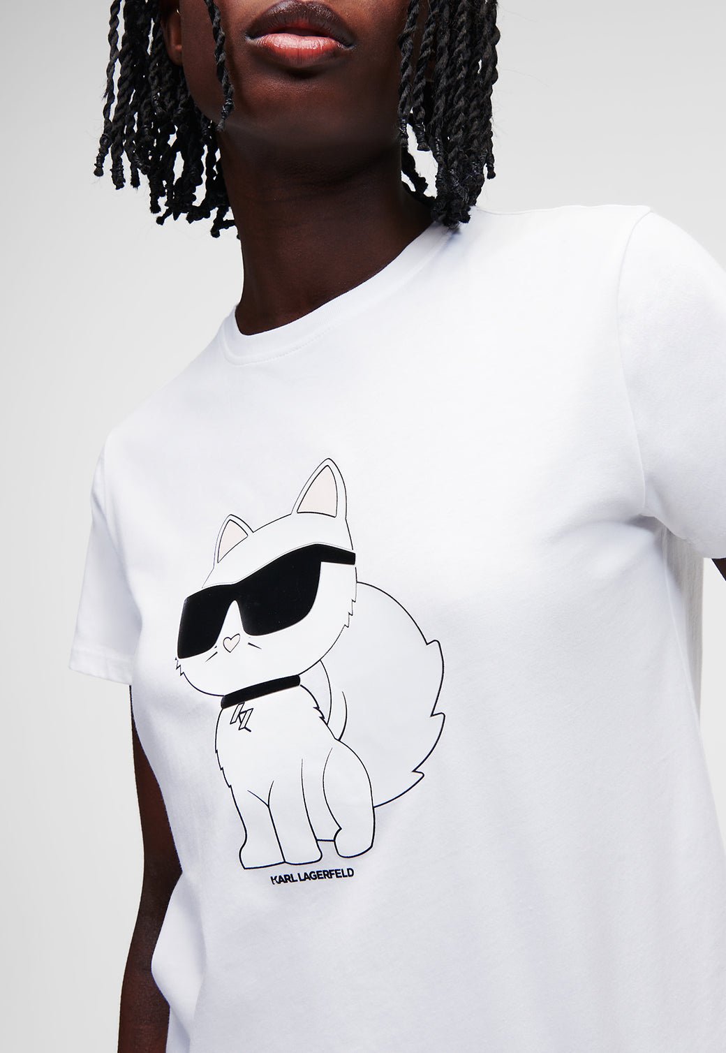 טי שירט קצרה Choupette נשים - Karl Lagerfeld