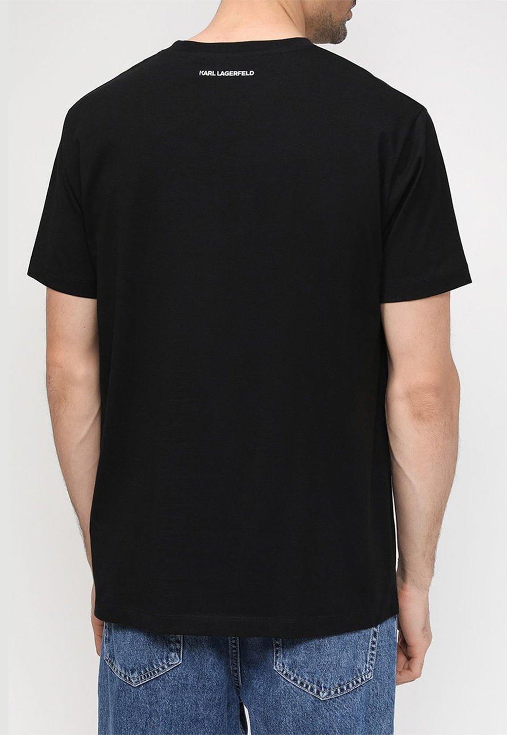 טי שירט קצרה Crewneck Cat גברים - Karl Lagerfeld