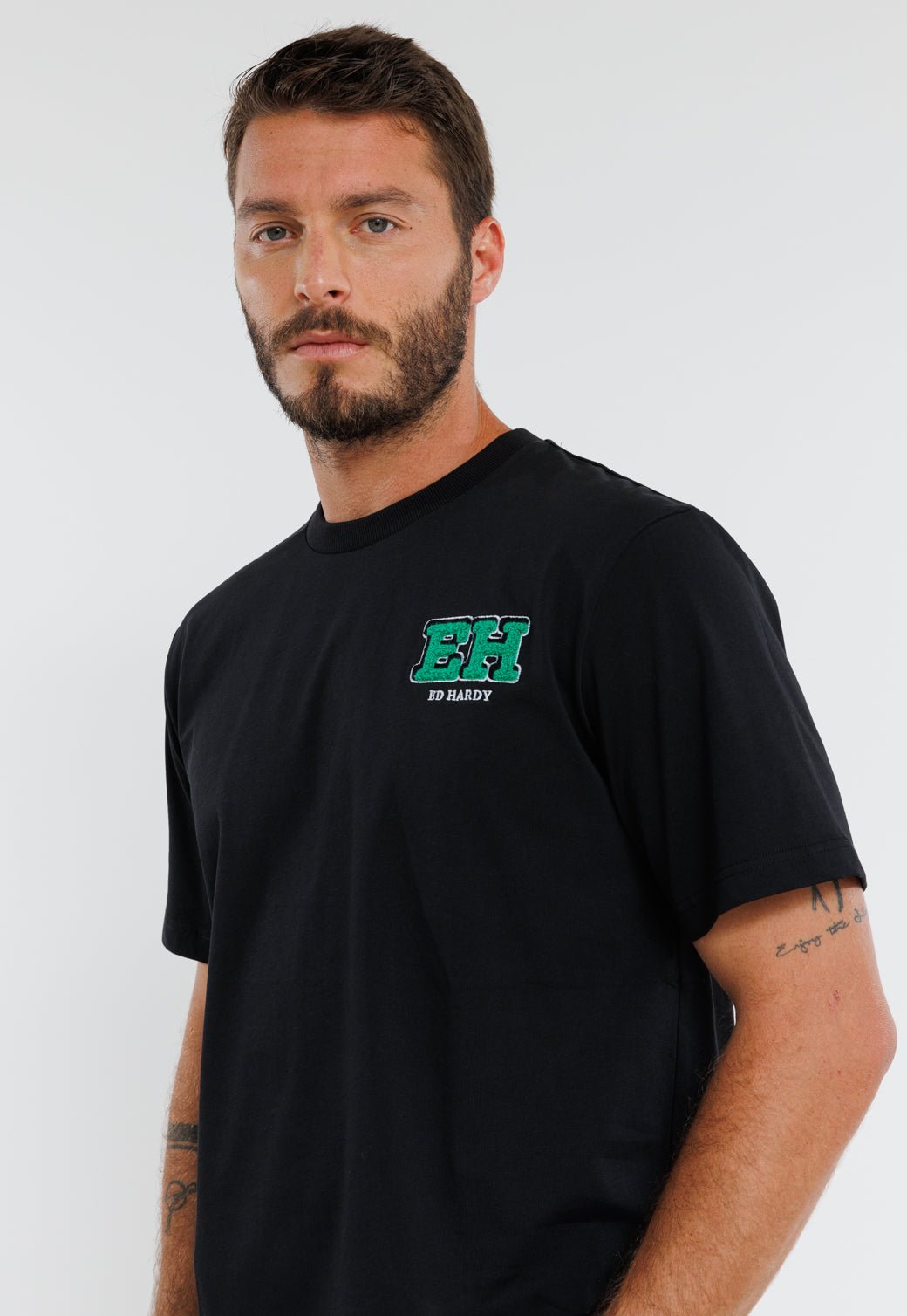 טי שירט קצרה EH גברים - Ed Hardy