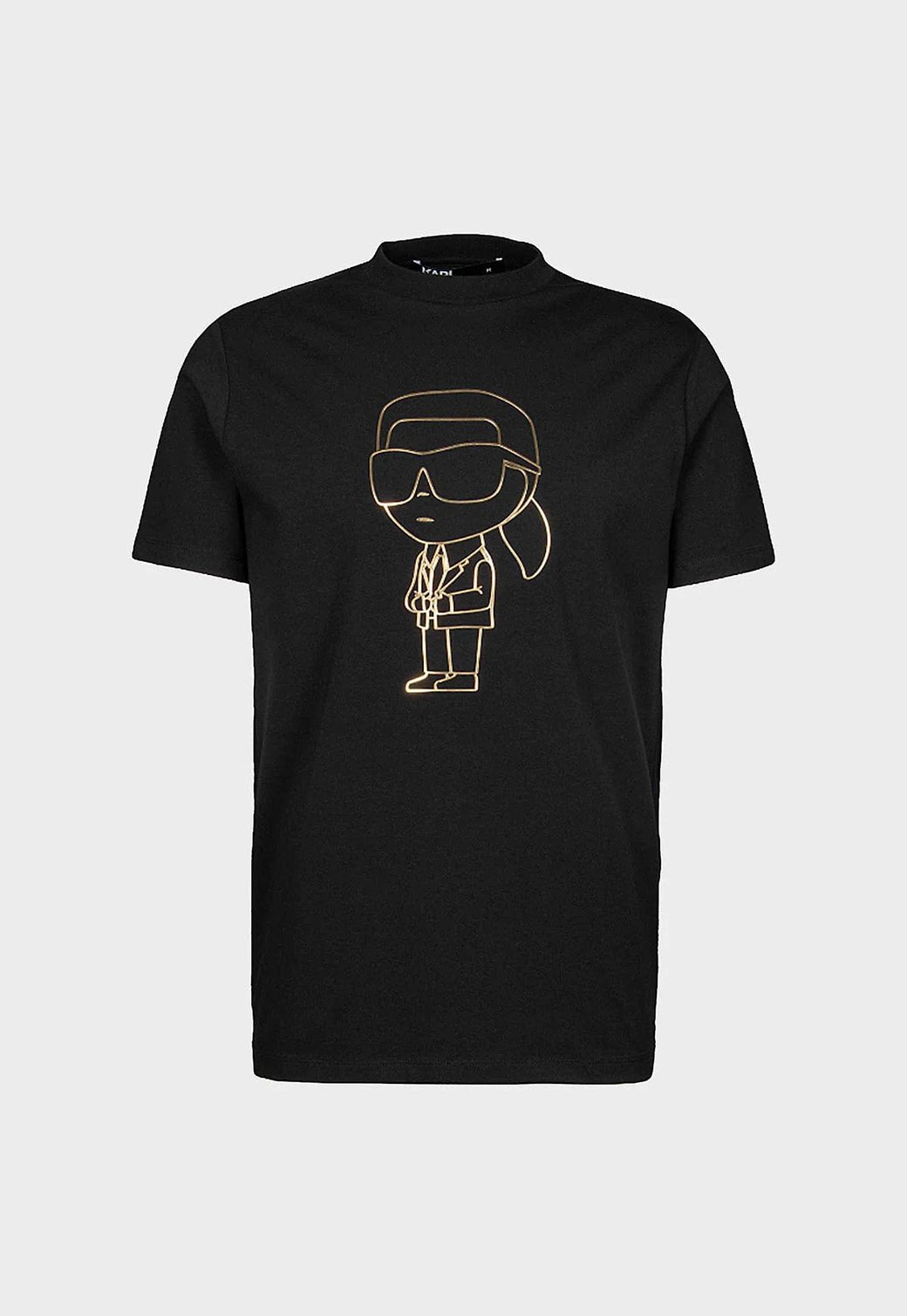 טי שירט קצרה Gold Karl גברים - Karl Lagerfeld