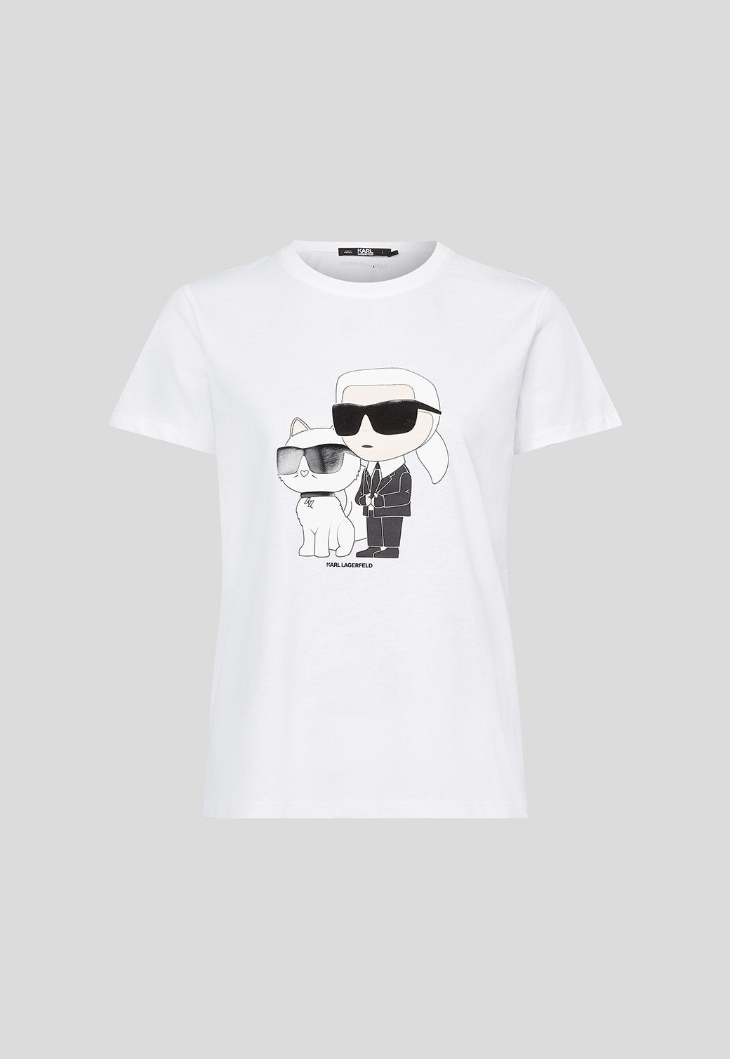 טי שירט קצרה Ikonik Dog נשים - Karl Lagerfeld