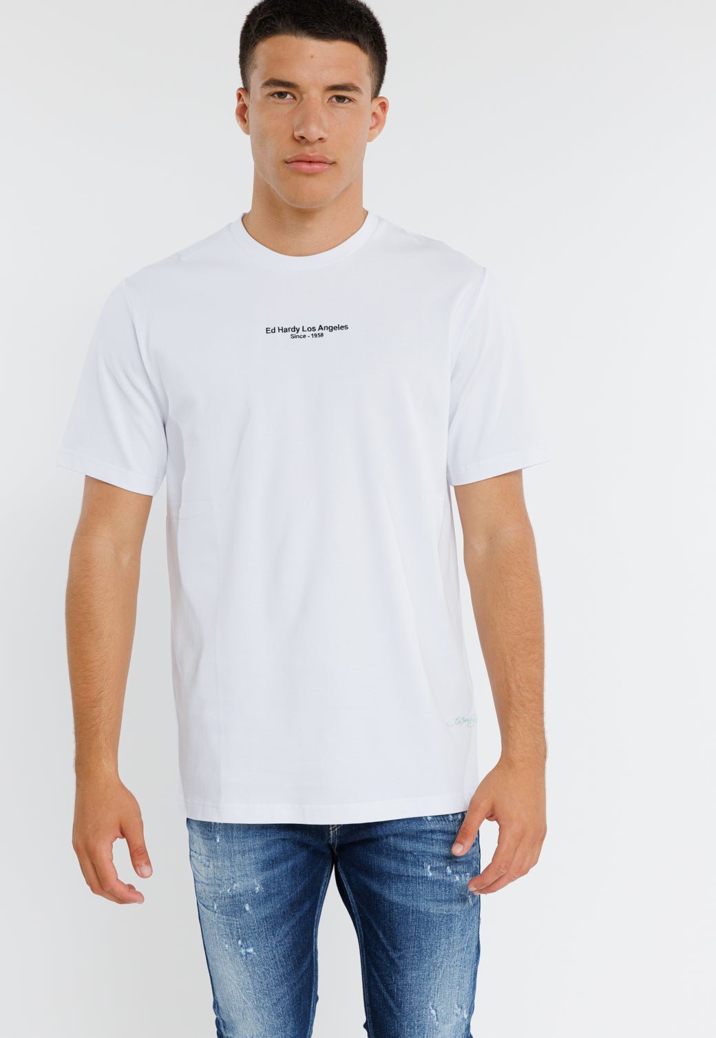 טי שירט קצרה Los גברים - Ed Hardy