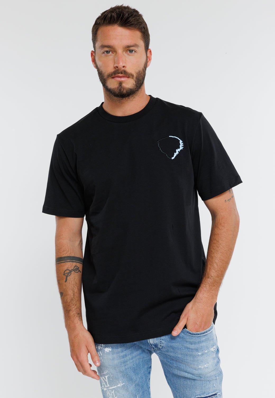 טי שירט קצרה Symbol גברים - Ed Hardy