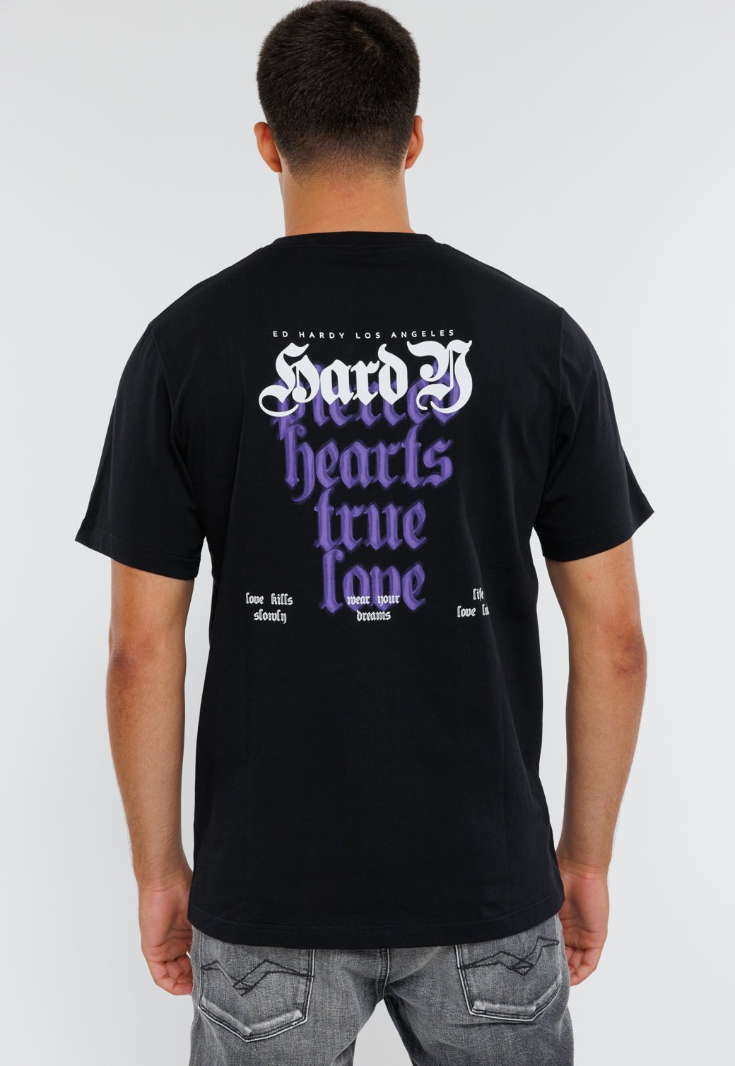 טי שירט קצרה True גברים - Ed Hardy