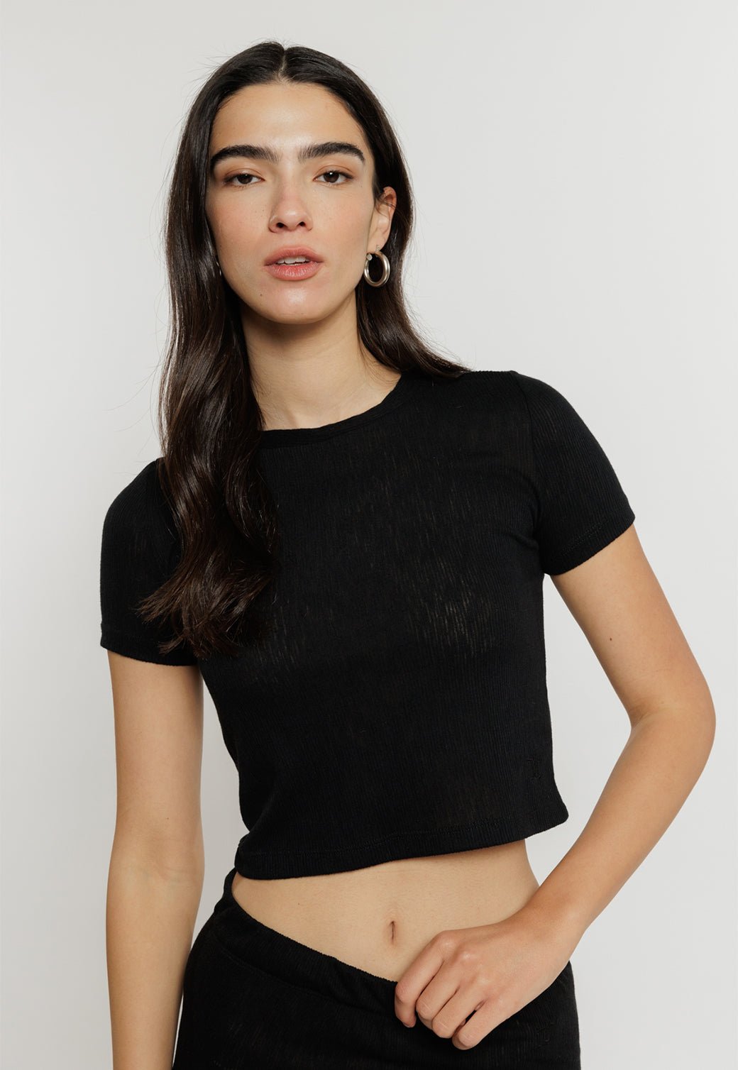 טי שירט קרופ Selina נשים - Juicy Couture