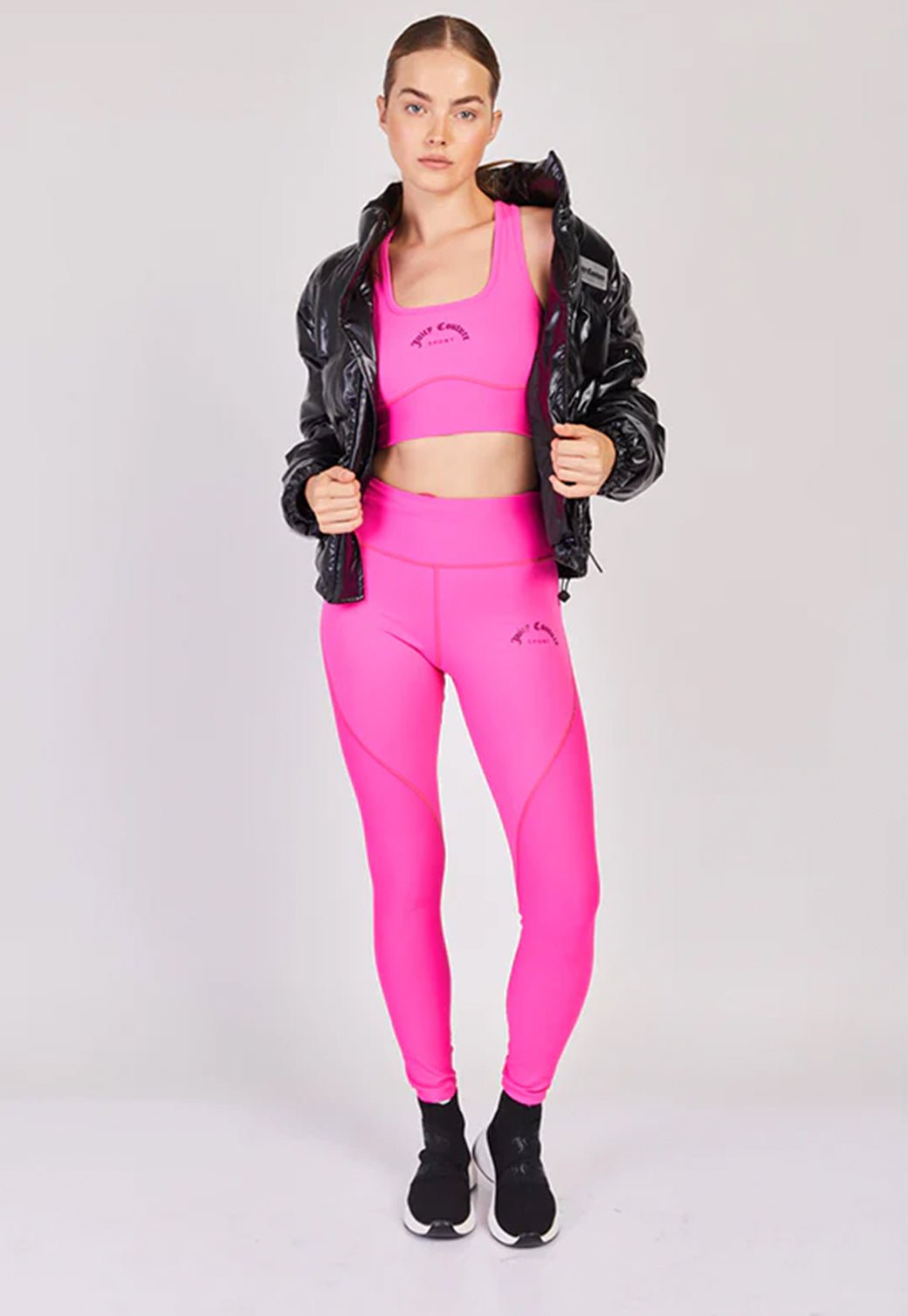 טייץ ארוך Port בצבע ורוד - Juicy Couture