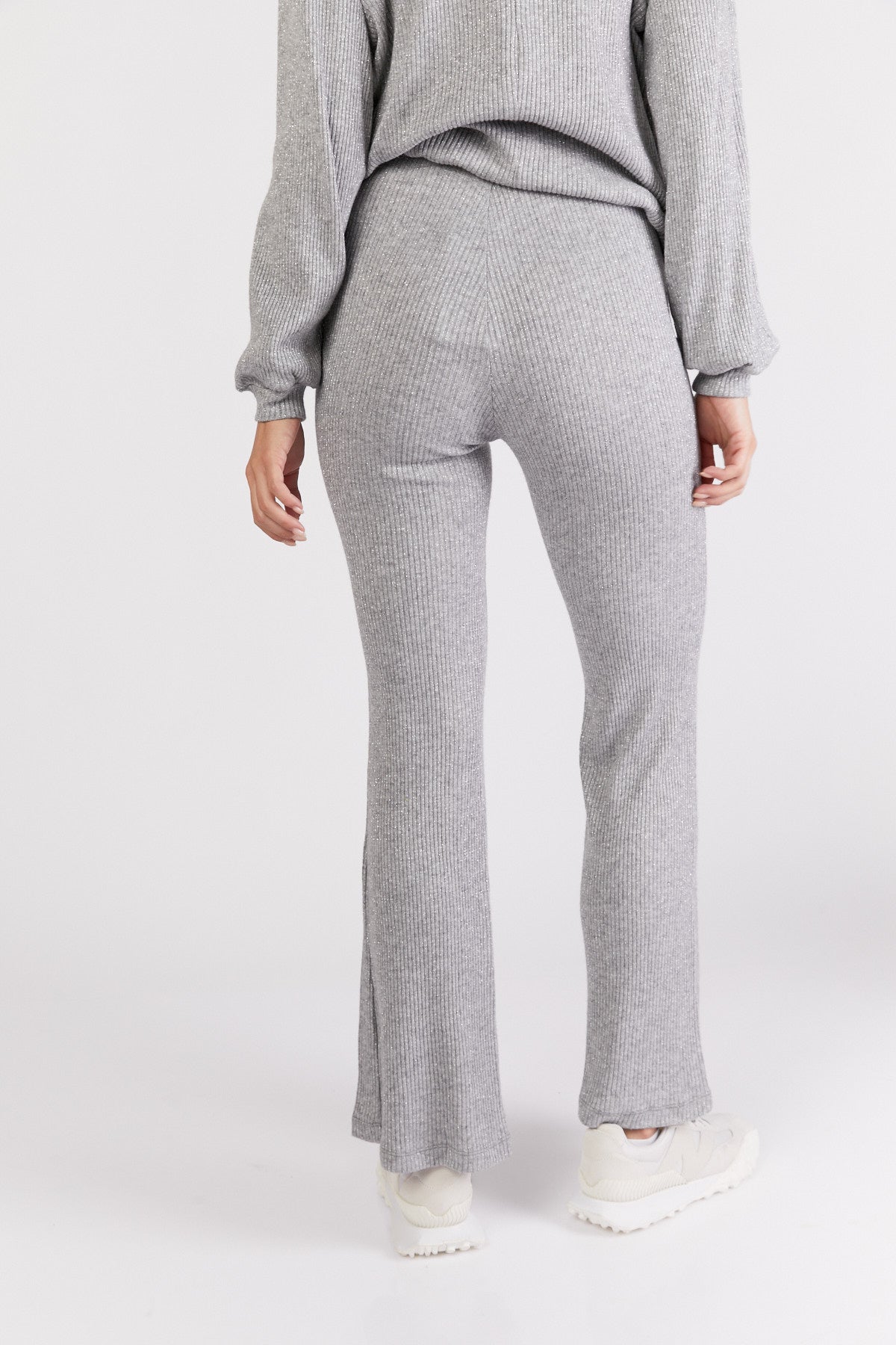 מכנסי לב בצבע אפור