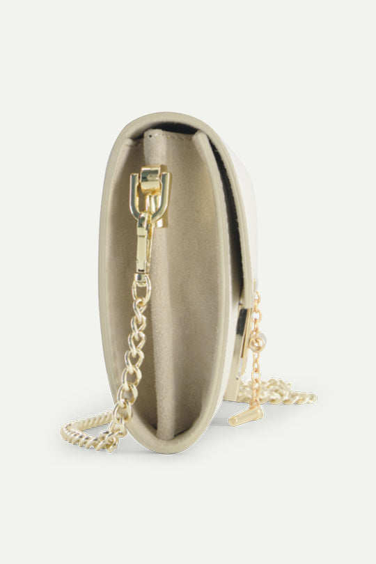 תיק כתף Linda בצבע קרם