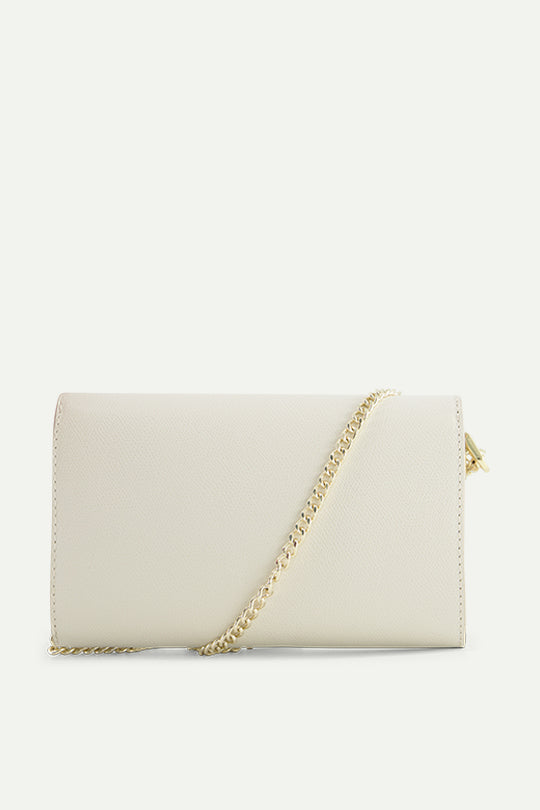 תיק כתף Linda בצבע קרם