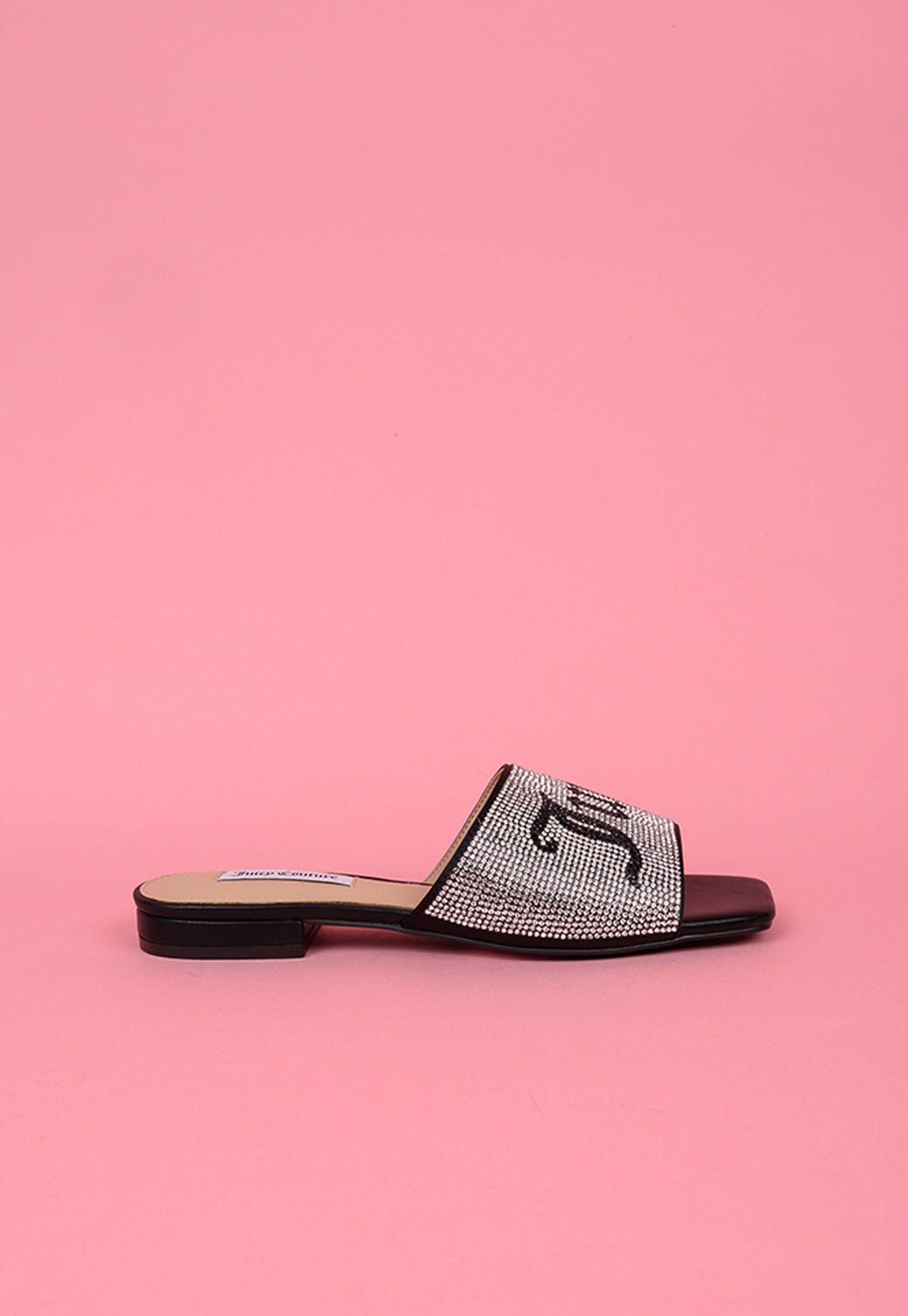 DIAMANTE REFINED SANDAL JCFSAN222029 BLACK 101 - Juicy Couture