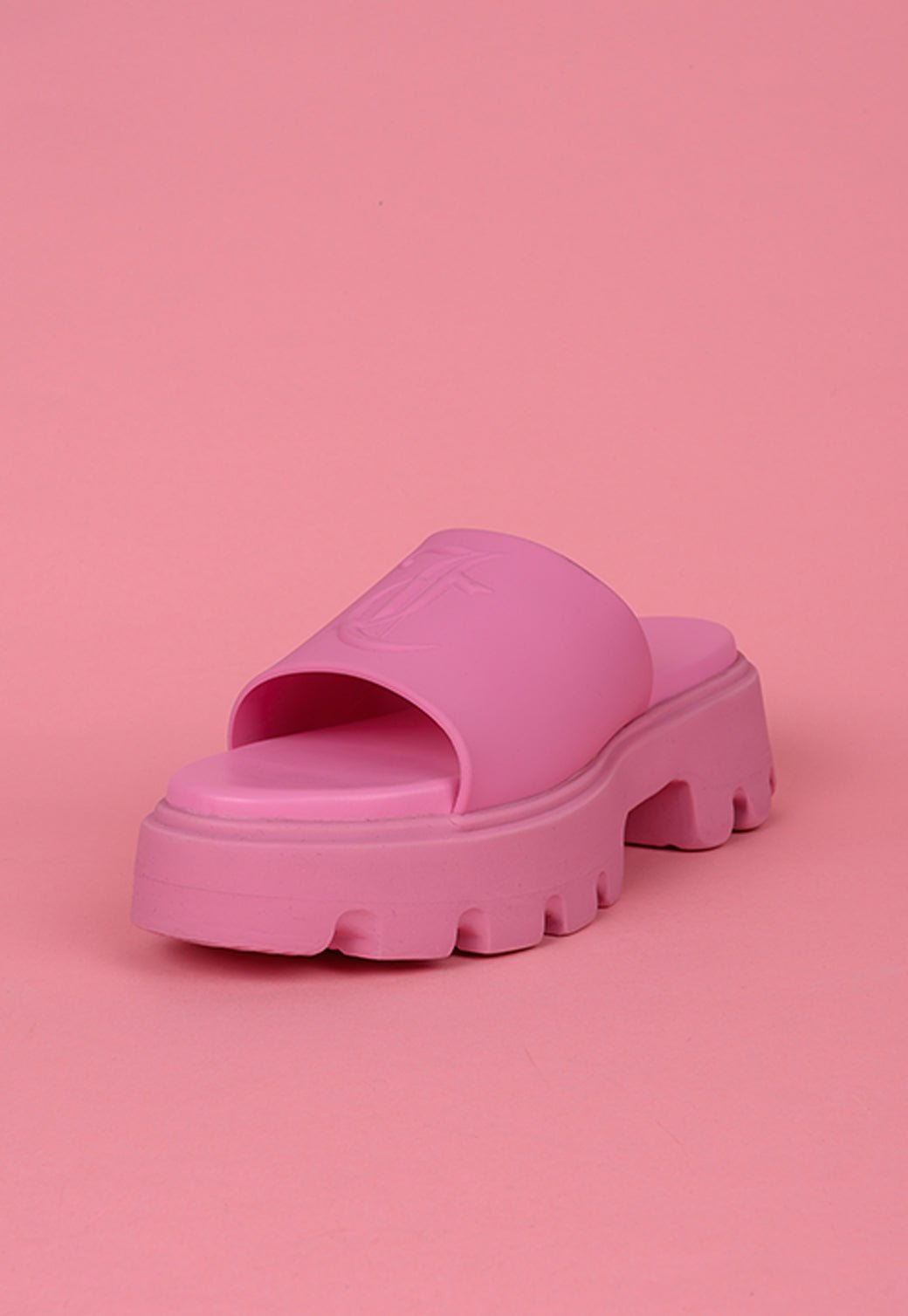 כפכפי קלוגס עם לוגו מונוגרם - Juicy Couture