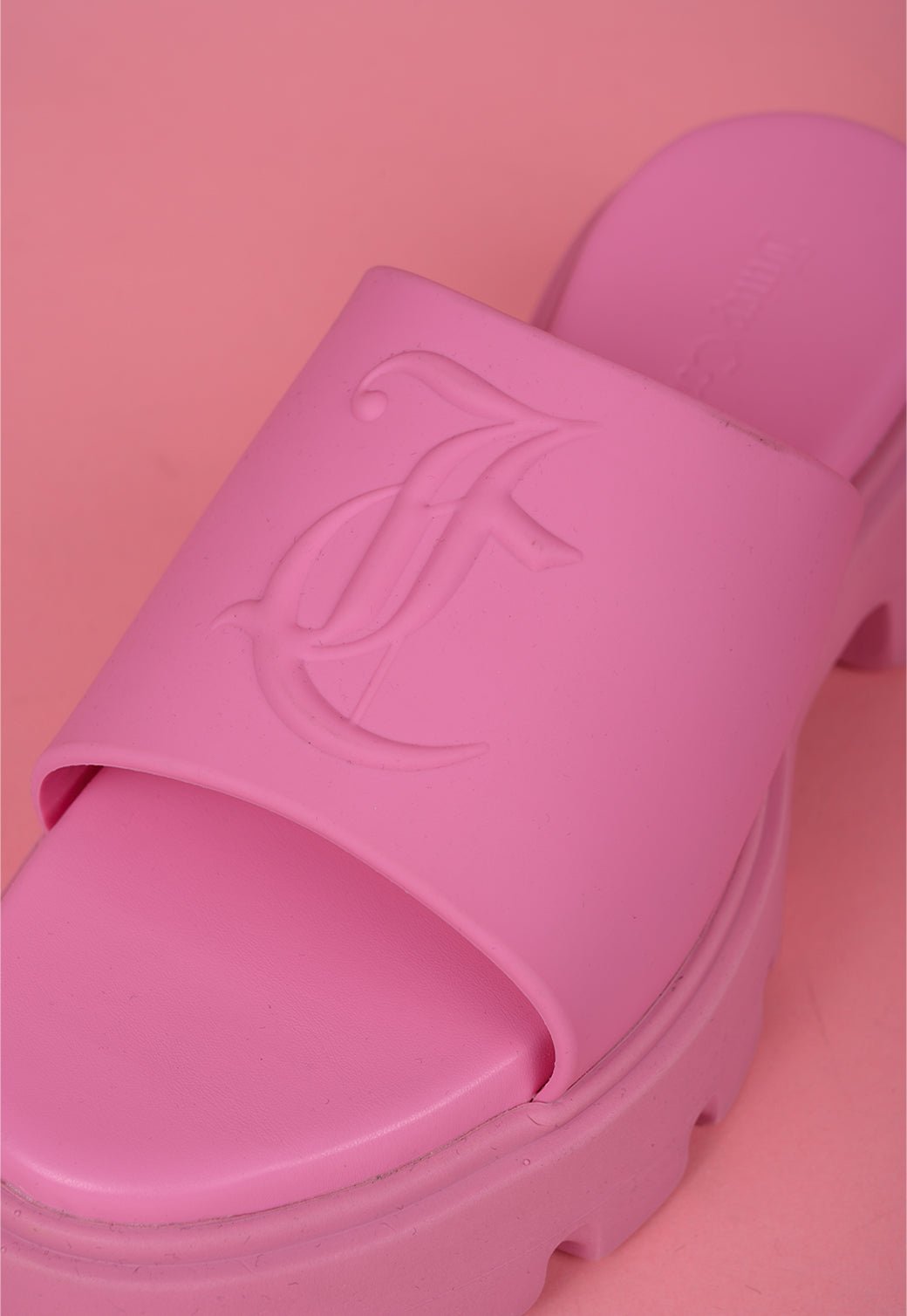 כפכפי קלוגס עם לוגו מונוגרם - Juicy Couture