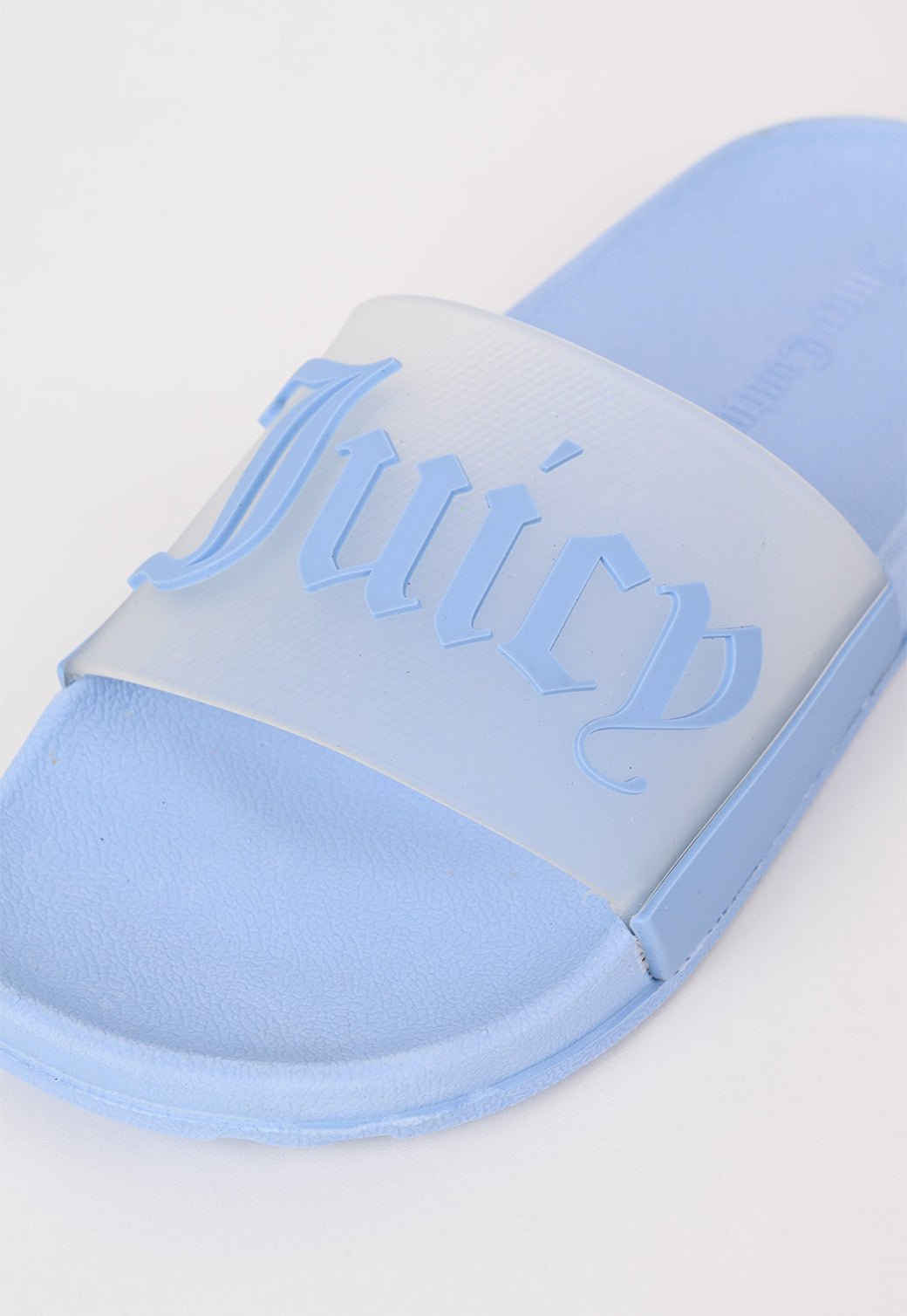 כפכפי סלייד שקופות מאט עם לוגו לנשים - Juicy Couture