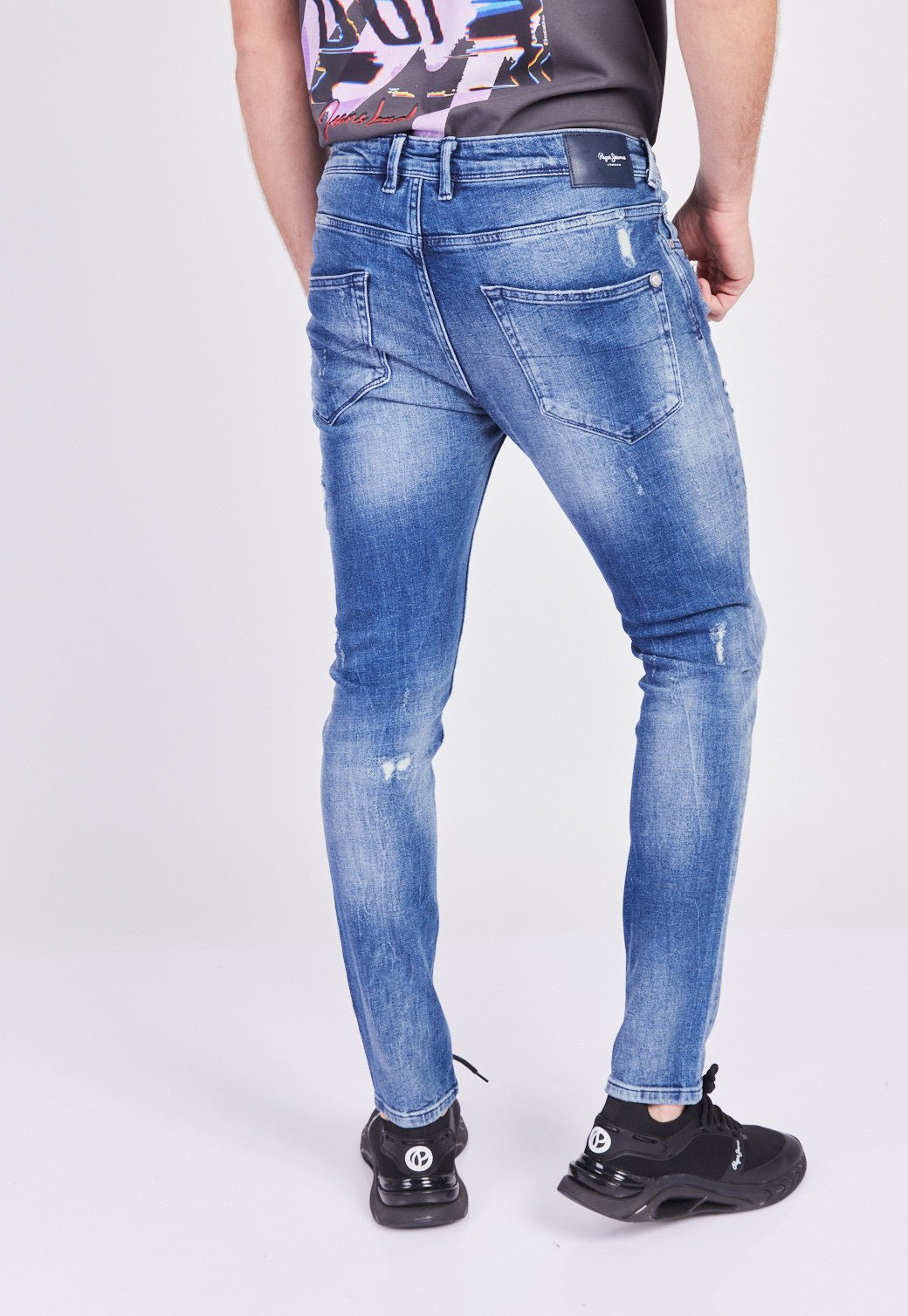 ג'ינס סקיני Finsbury בגזרה נמוכה - Pepe Jeans