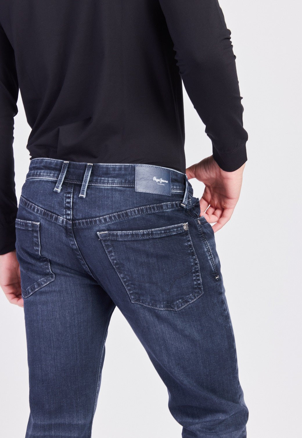 ג'ינס סקיני Finsbury בגזרה נמוכה - Pepe Jeans