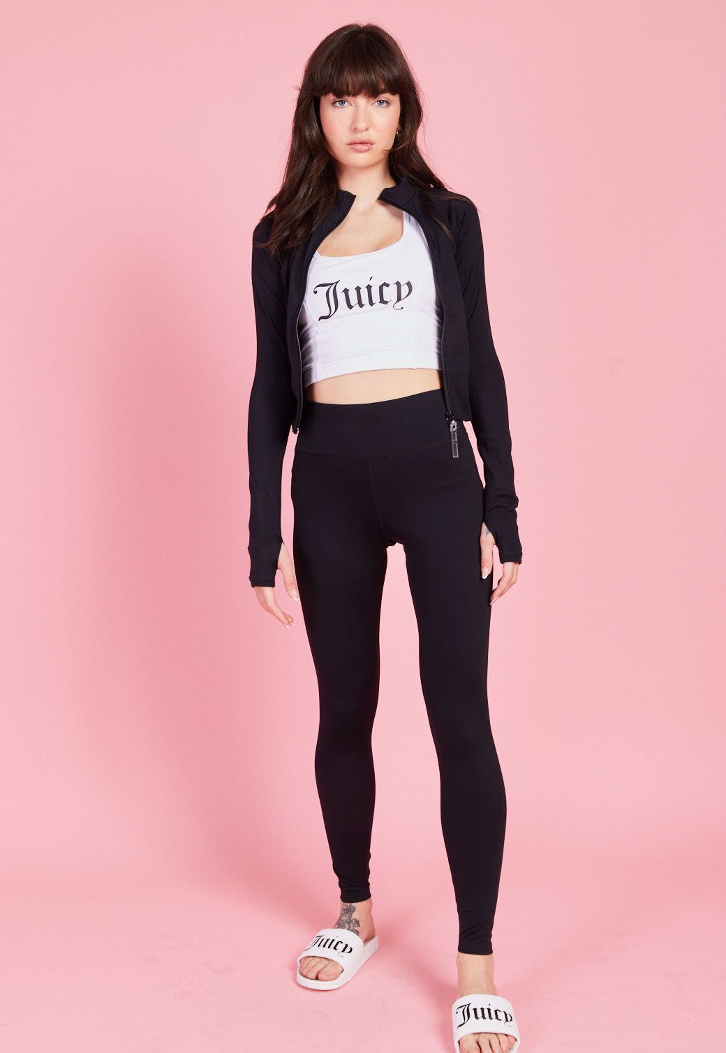 ג'קט אימונים מרוכסן לנשים - Juicy Couture