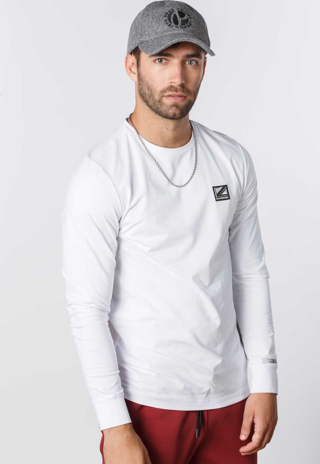 טי שירט ארוכה עם לוגו לגברים - Pepe Jeans