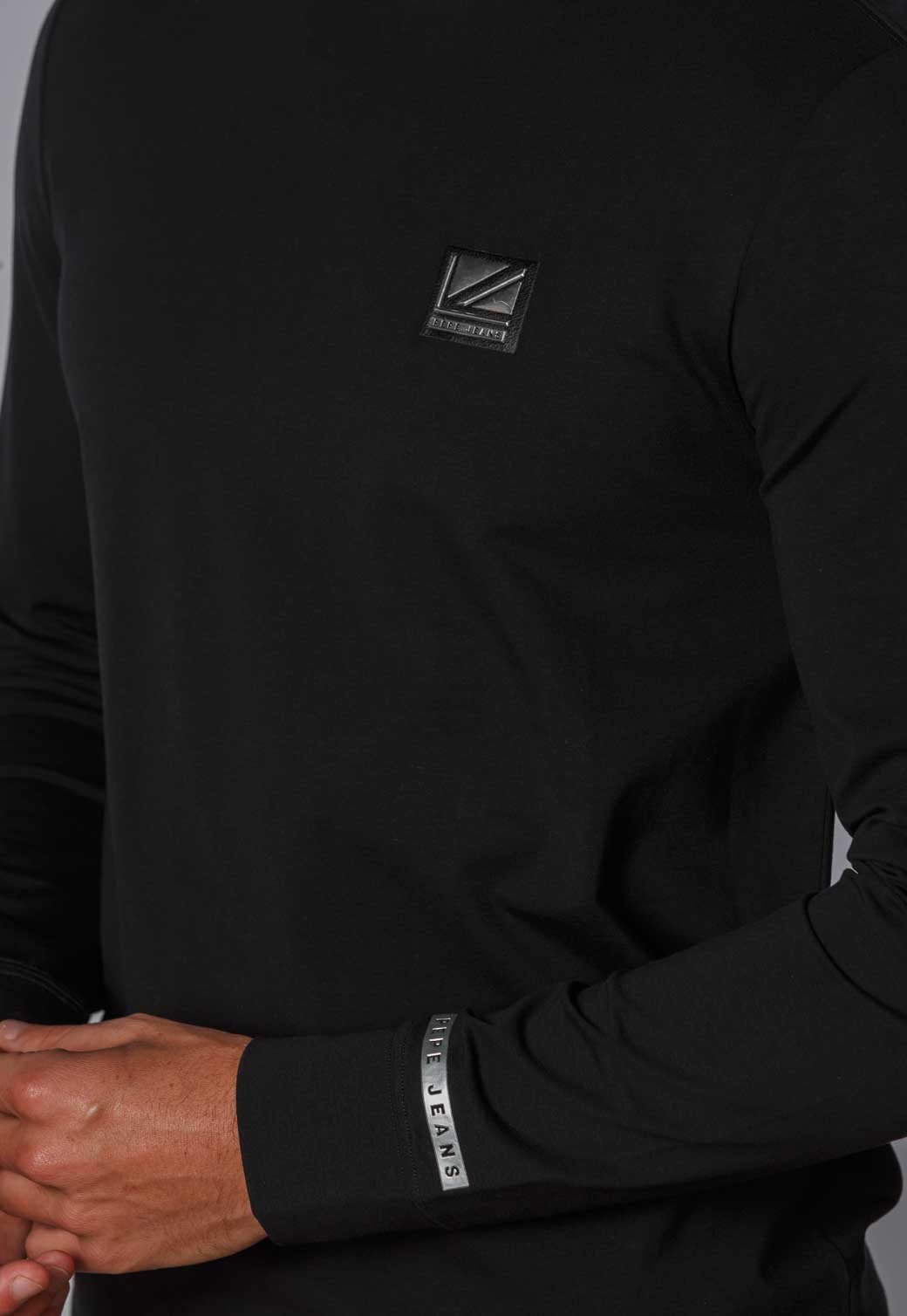 טי שירט ארוכה עם לוגו לגברים - Pepe Jeans