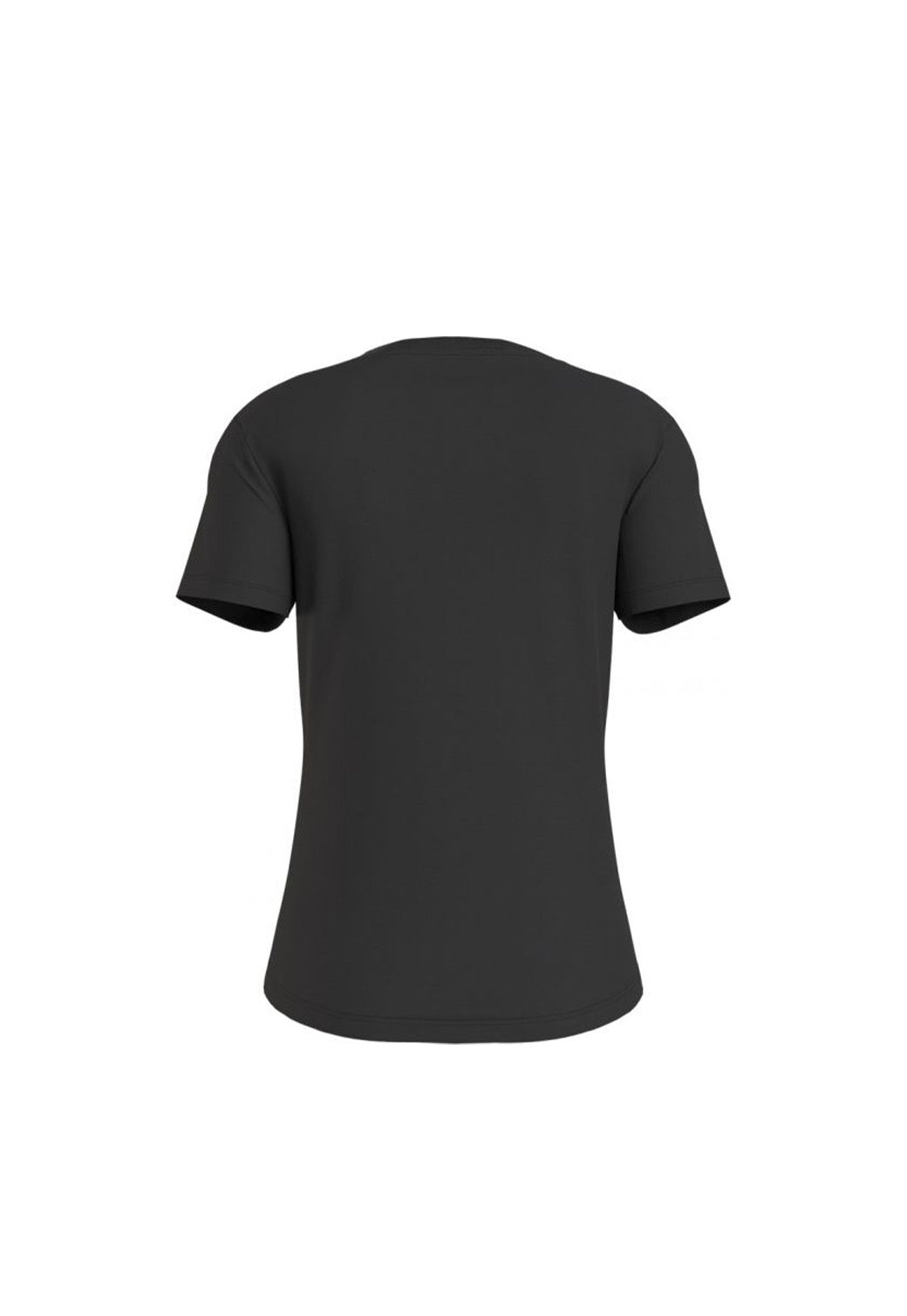 טי שירט בייסיק וי קצרה עם לוגו לנשים - Calvin Klein