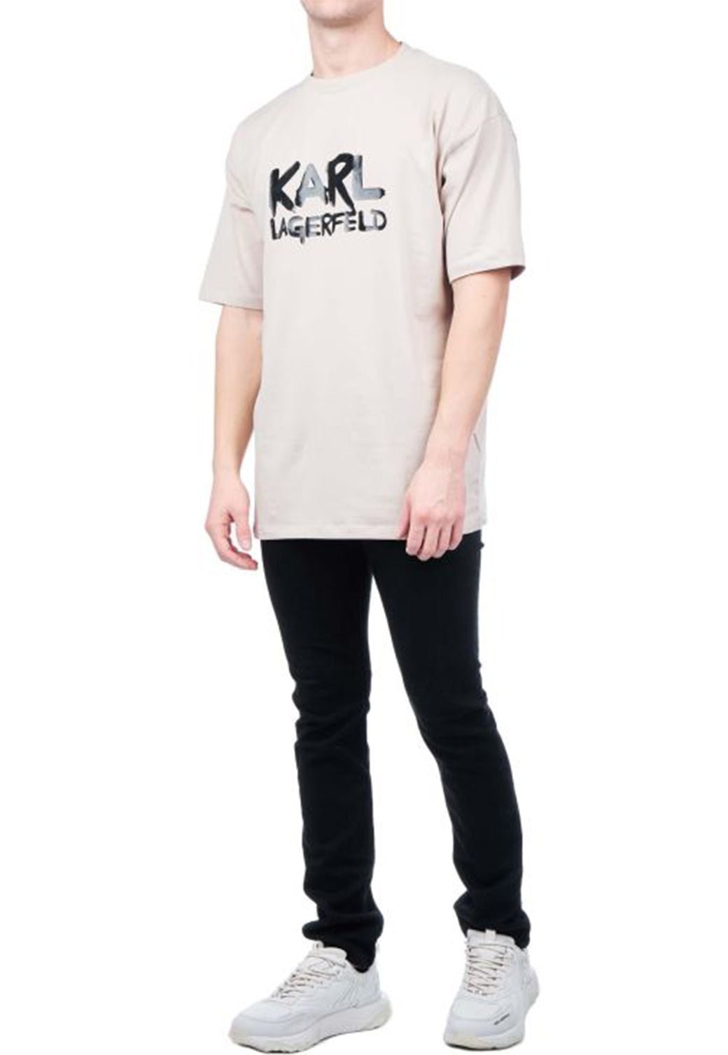 טי שירט קצרה Crewneck לגברים - Karl Lagerfeld