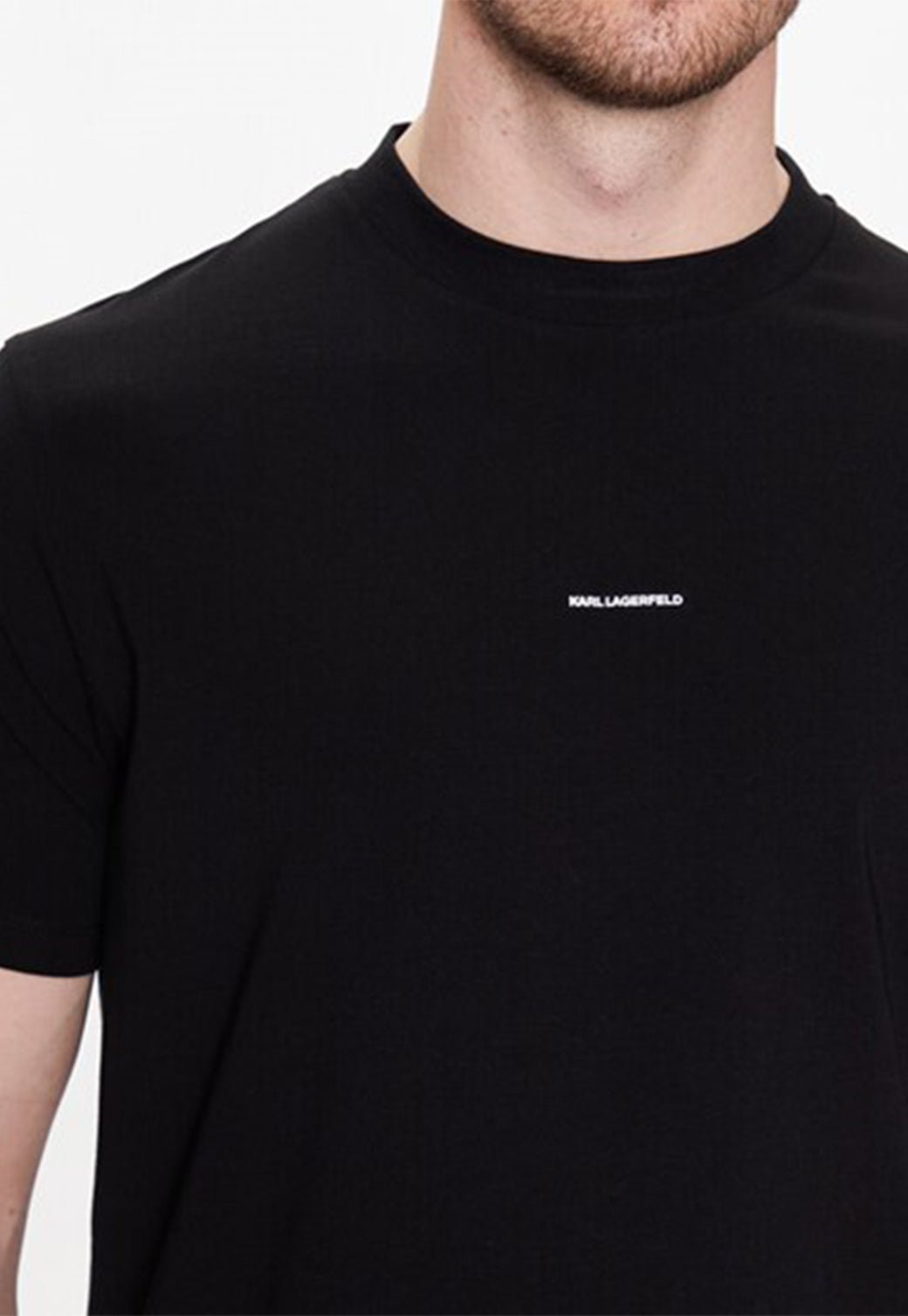טי שירט קצרה Crewneck לגברים - Karl Lagerfeld
